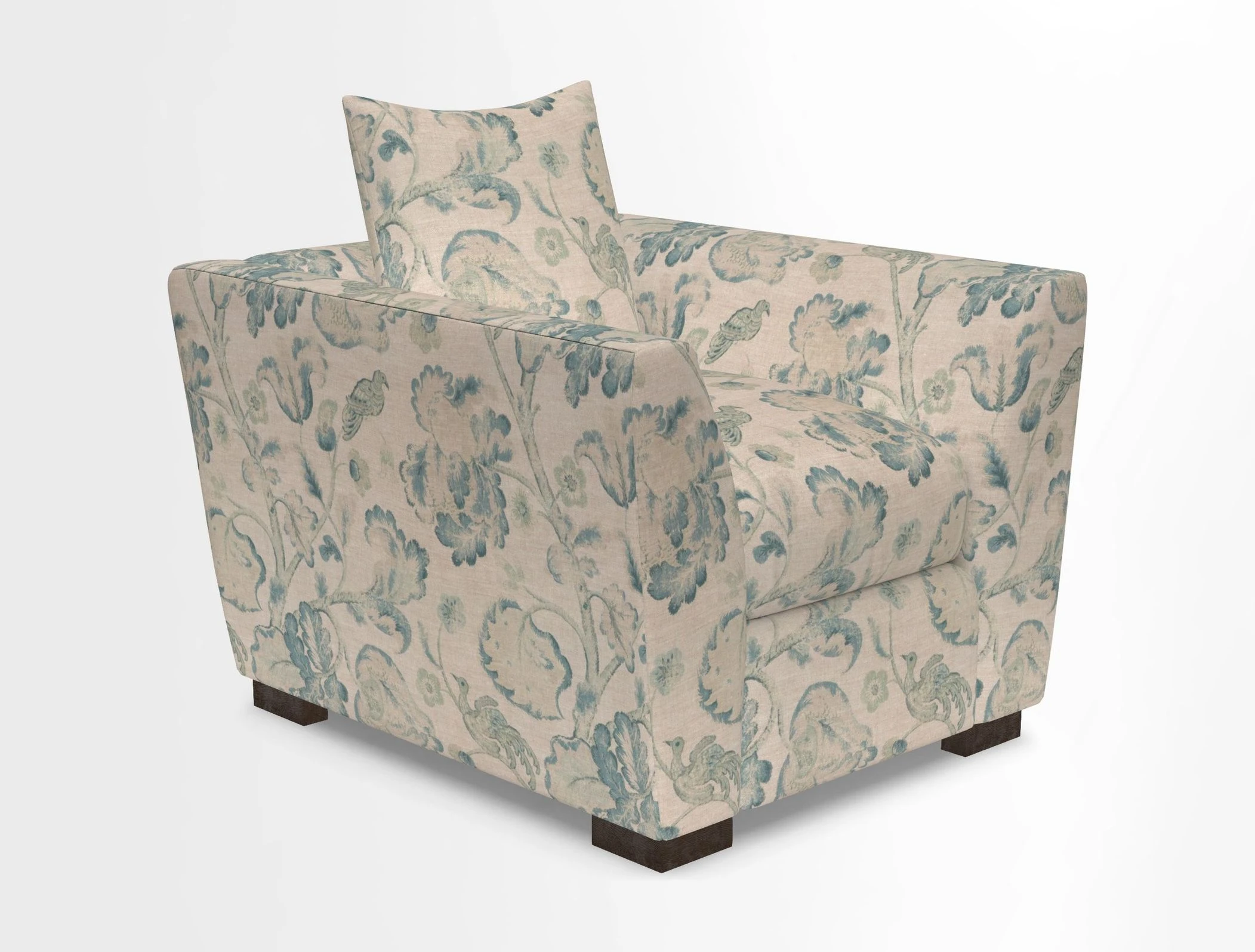 Hambledon Chair in Two Tone Plain  Biscuit