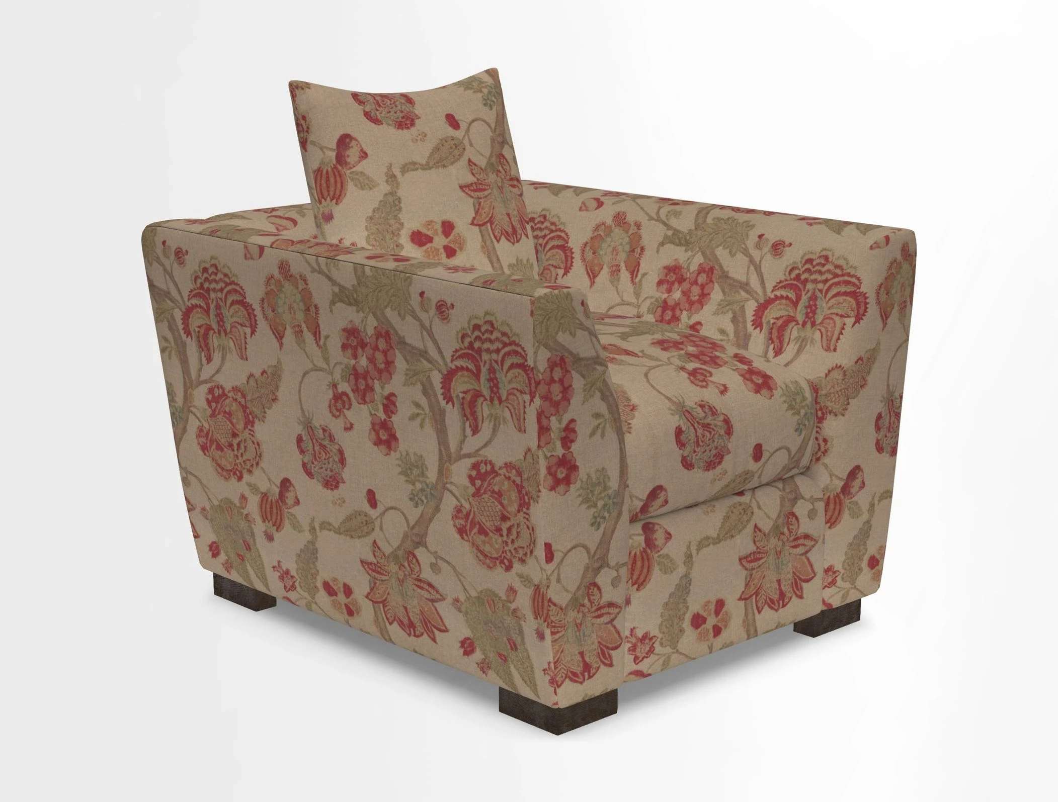 Hambledon Chair in Two Tone Plain  Biscuit