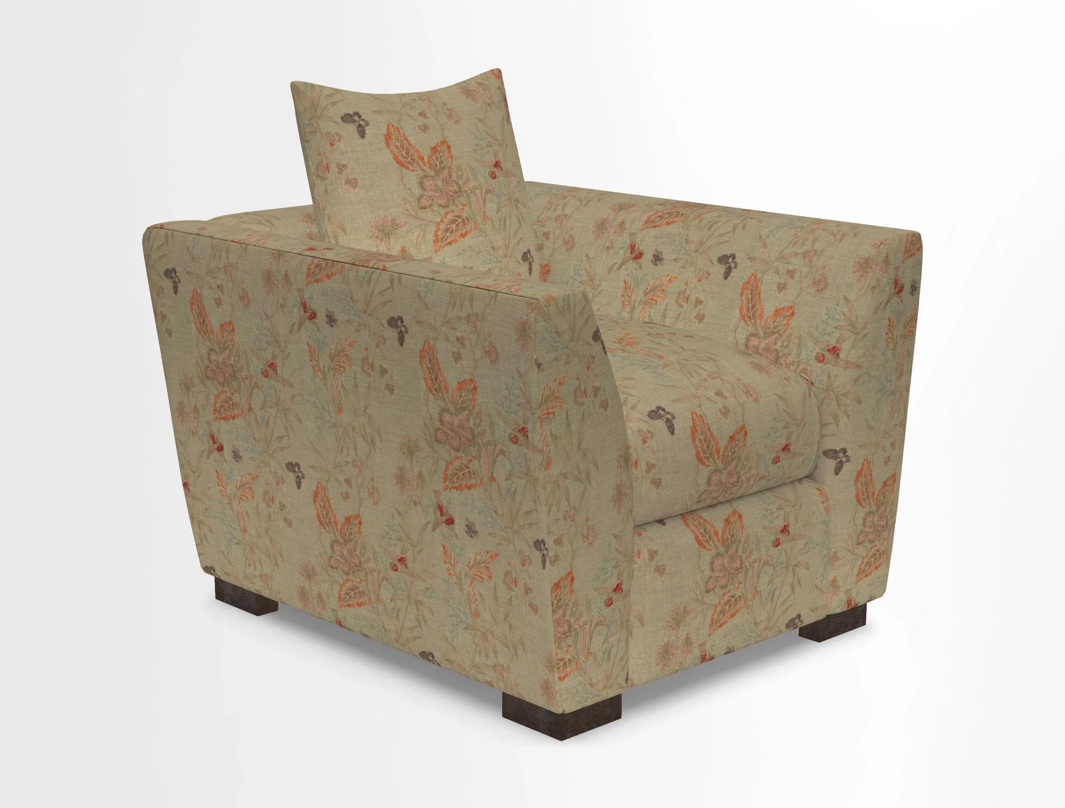 Hambledon Chair in Two Tone Plain  Biscuit