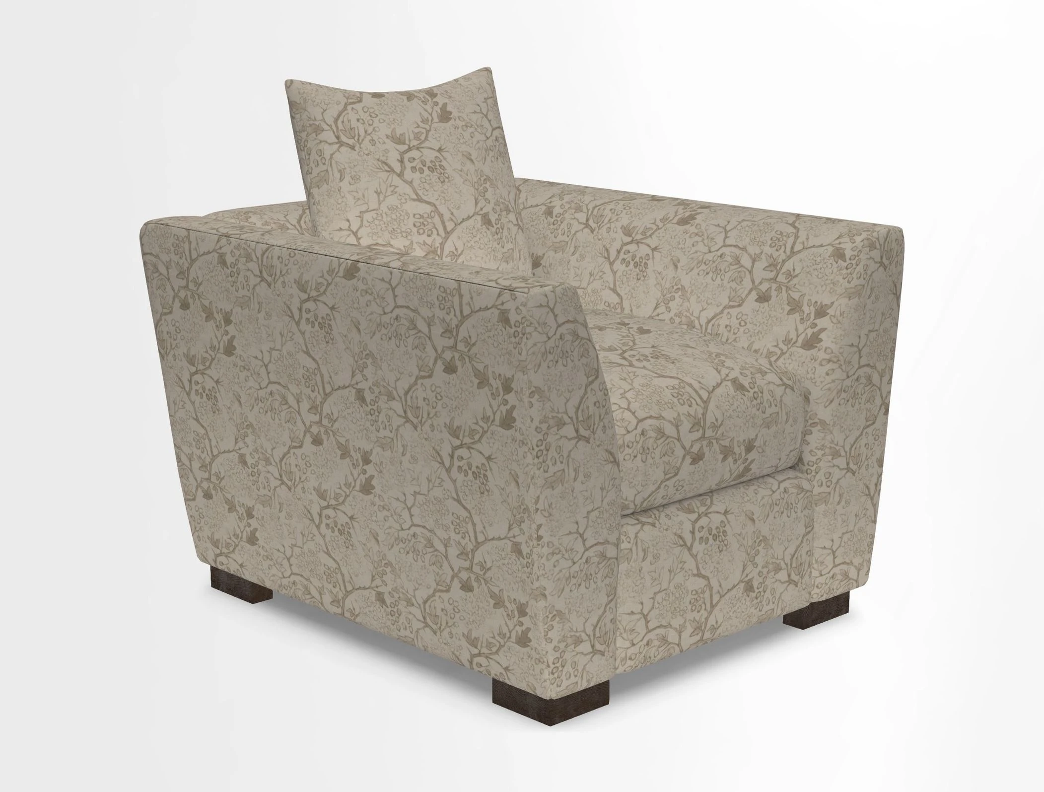 Hambledon Chair in Two Tone Plain  Biscuit