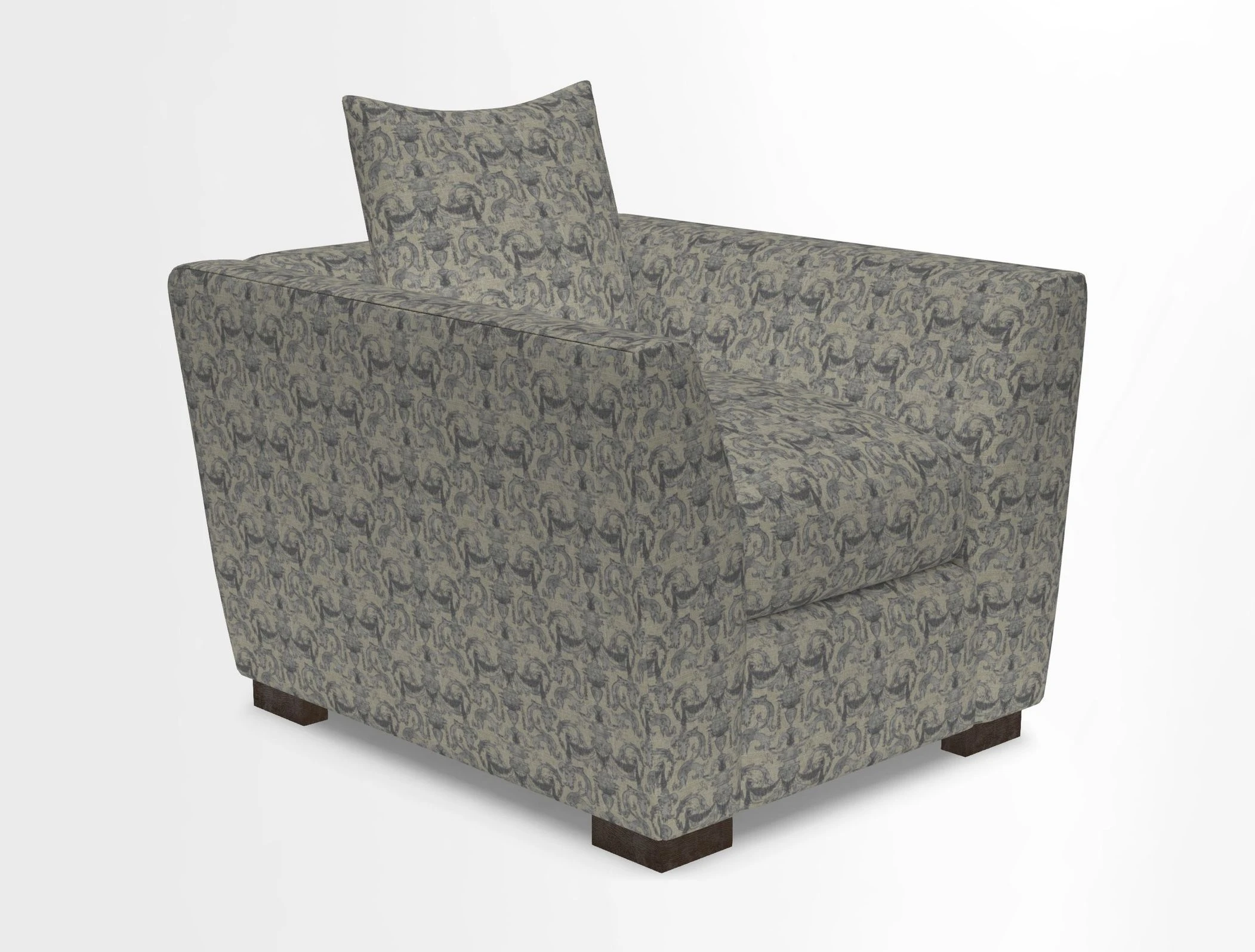 Hambledon Chair in Two Tone Plain  Biscuit