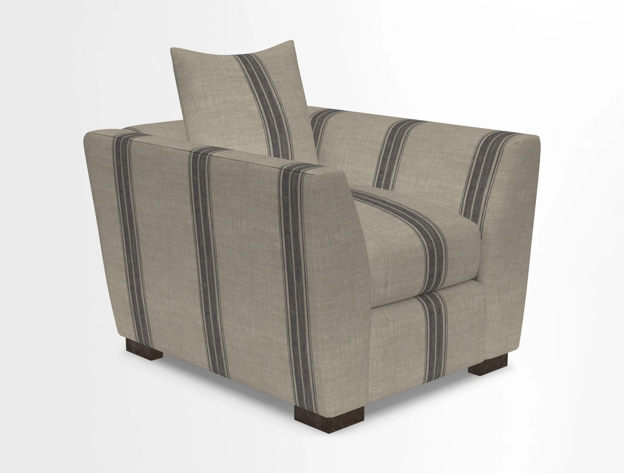 Hambledon Chair in Two Tone Plain  Biscuit
