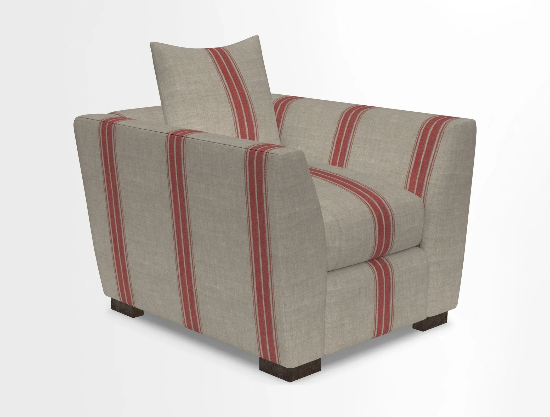 Hambledon Chair in Two Tone Plain  Biscuit