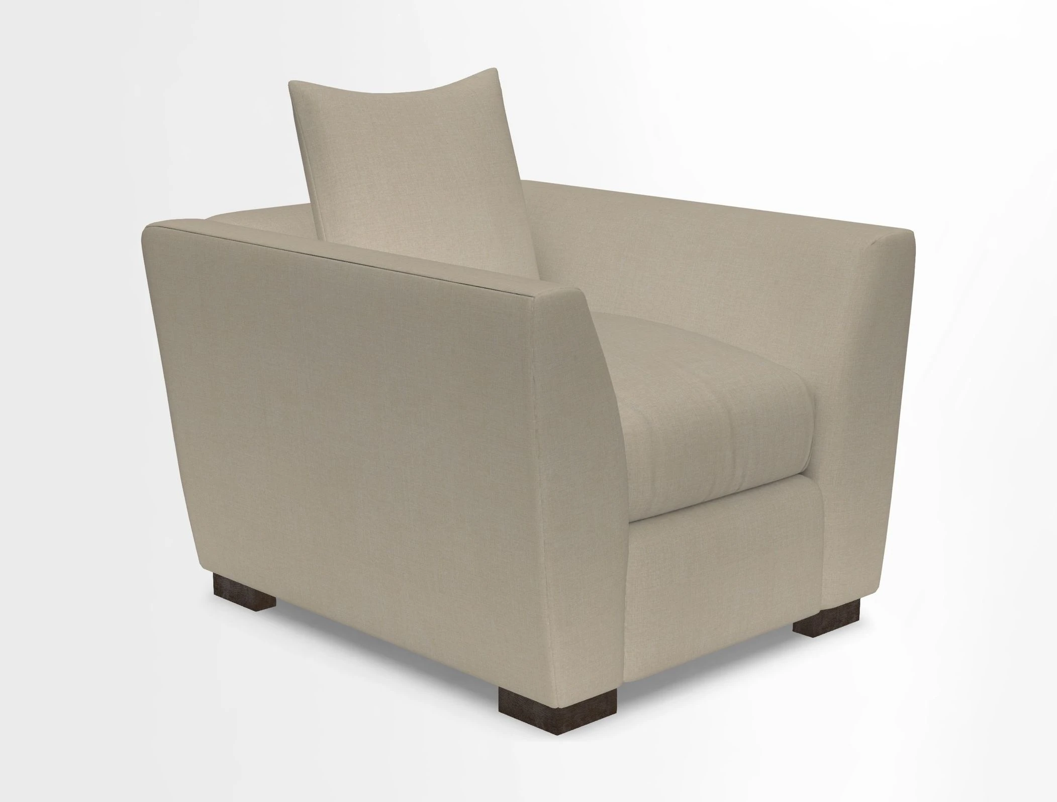 Hambledon Chair in Two Tone Plain  Biscuit