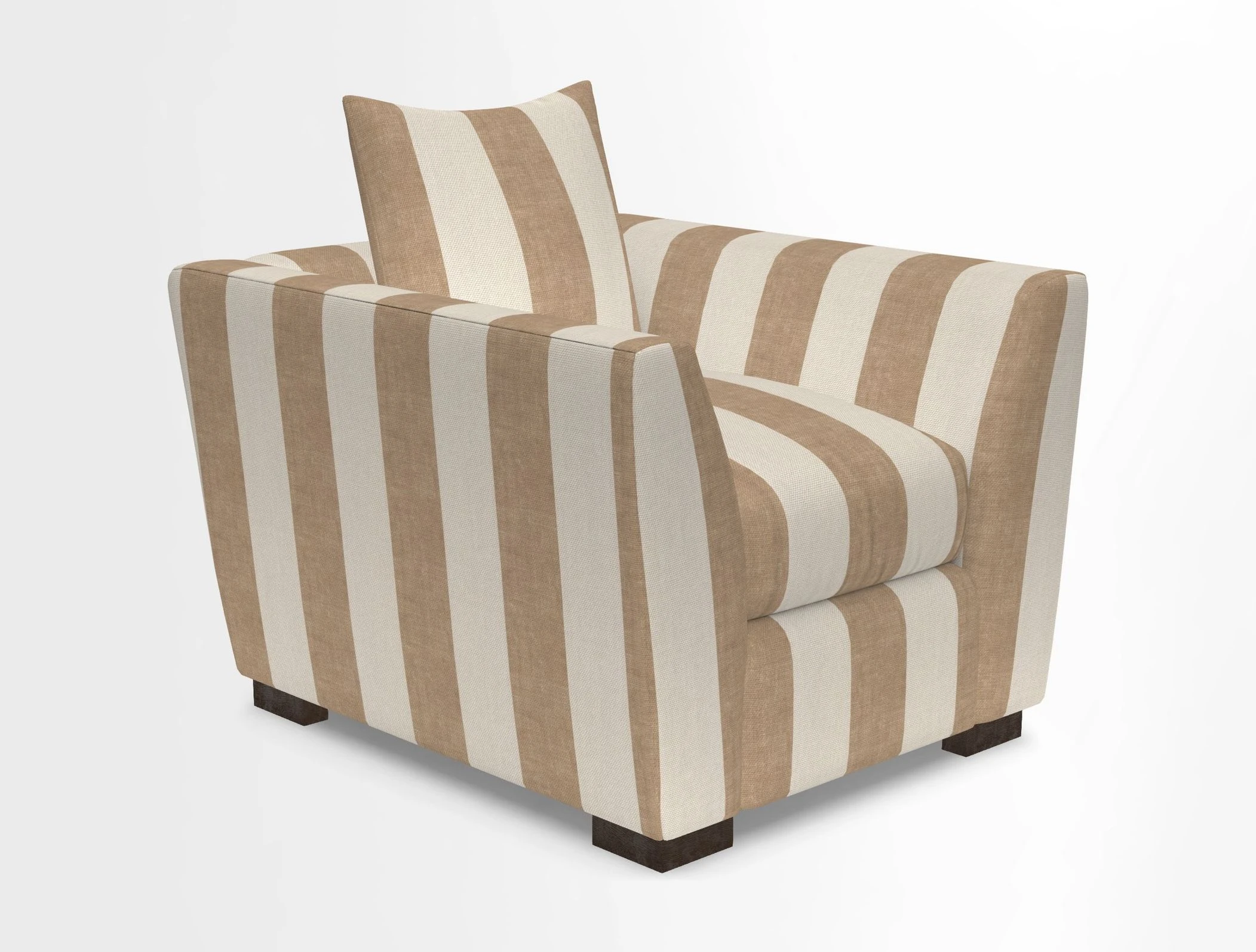 Hambledon Chair in Two Tone Plain  Biscuit