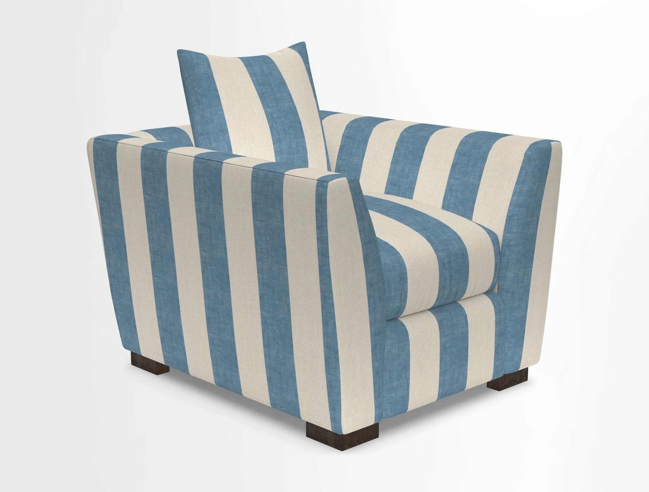 Hambledon Chair in Two Tone Plain  Biscuit