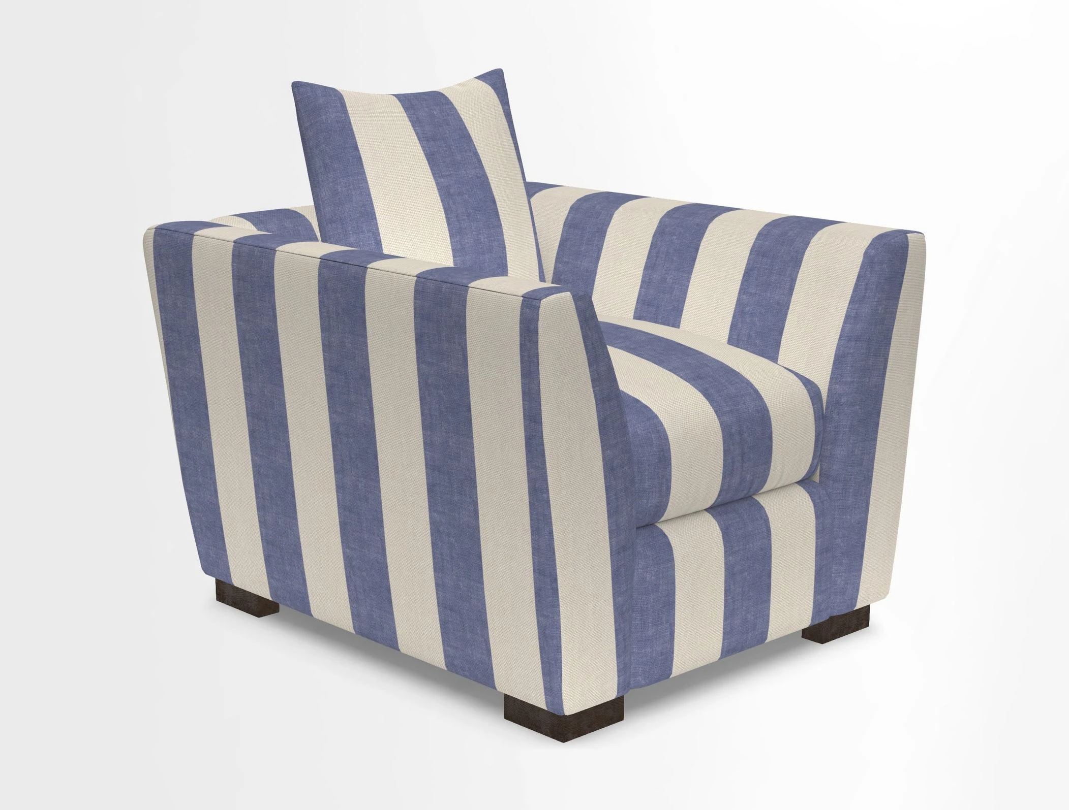 Hambledon Chair in Two Tone Plain  Biscuit