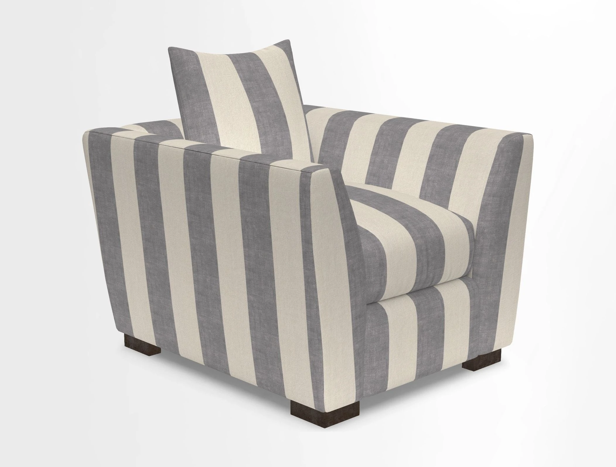 Hambledon Chair in Two Tone Plain  Biscuit
