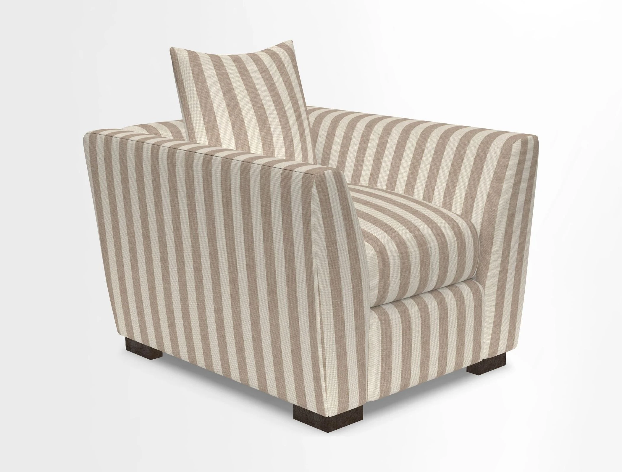 Hambledon Chair in Two Tone Plain  Biscuit