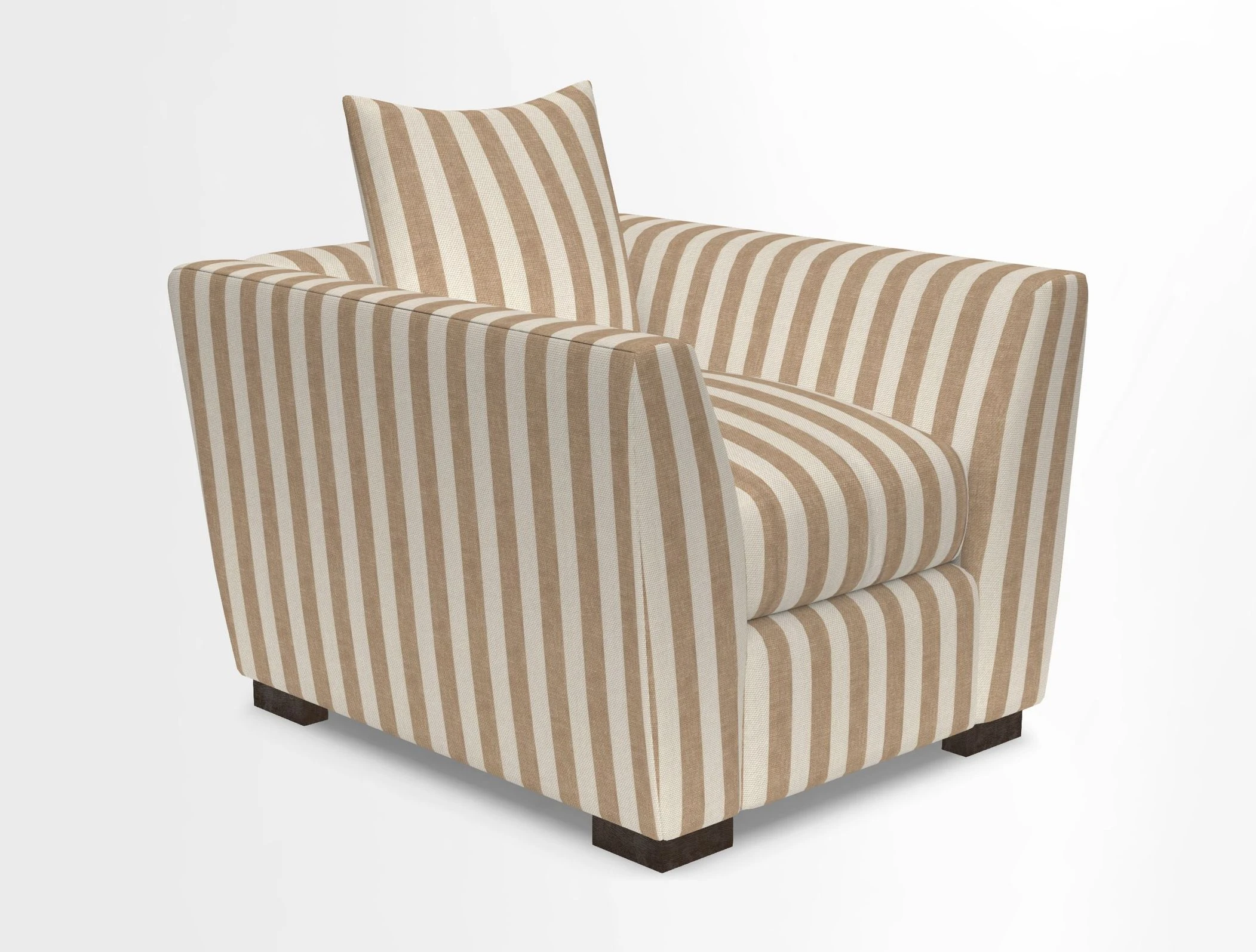 Hambledon Chair in Two Tone Plain  Biscuit