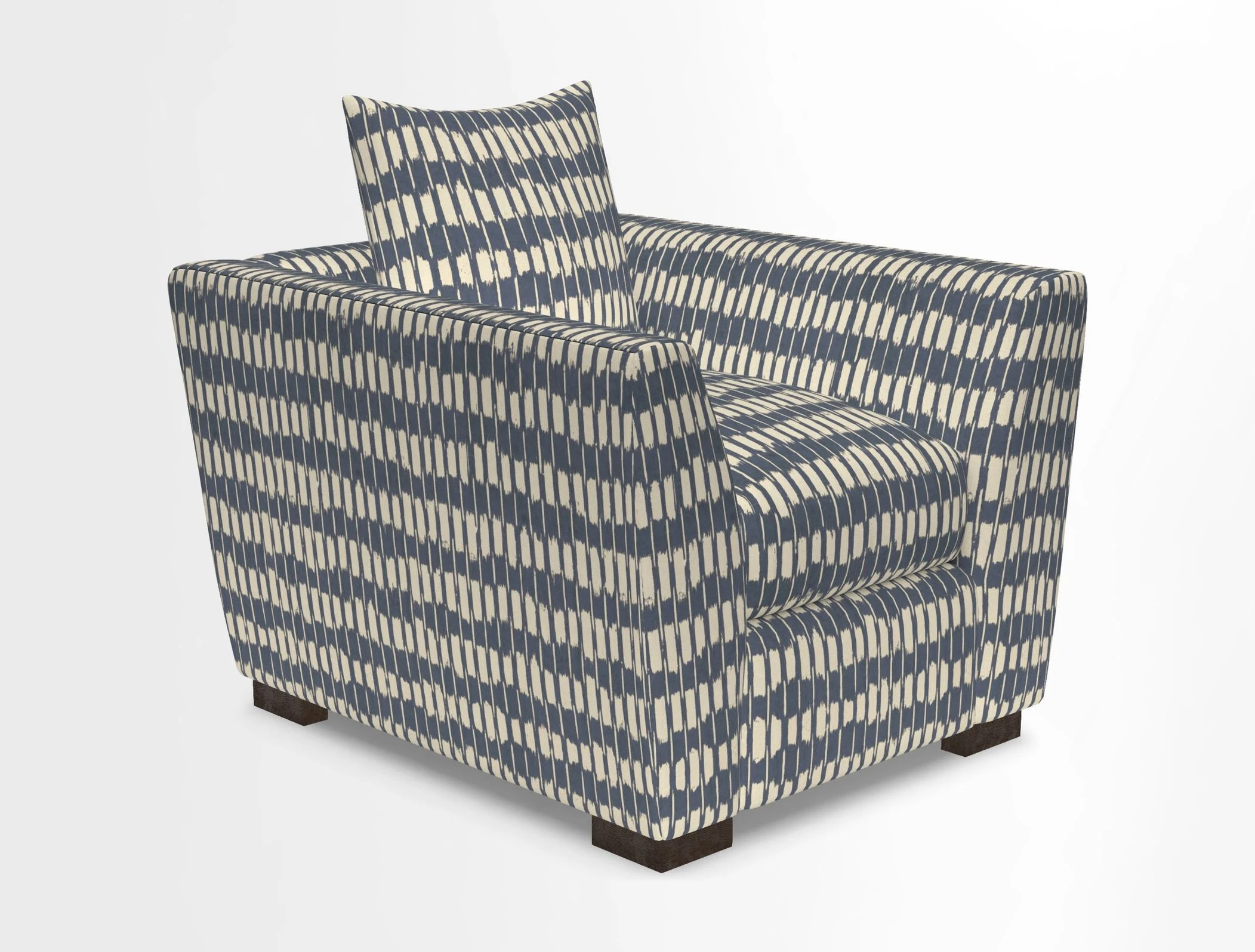 Hambledon Chair in Two Tone Plain  Biscuit