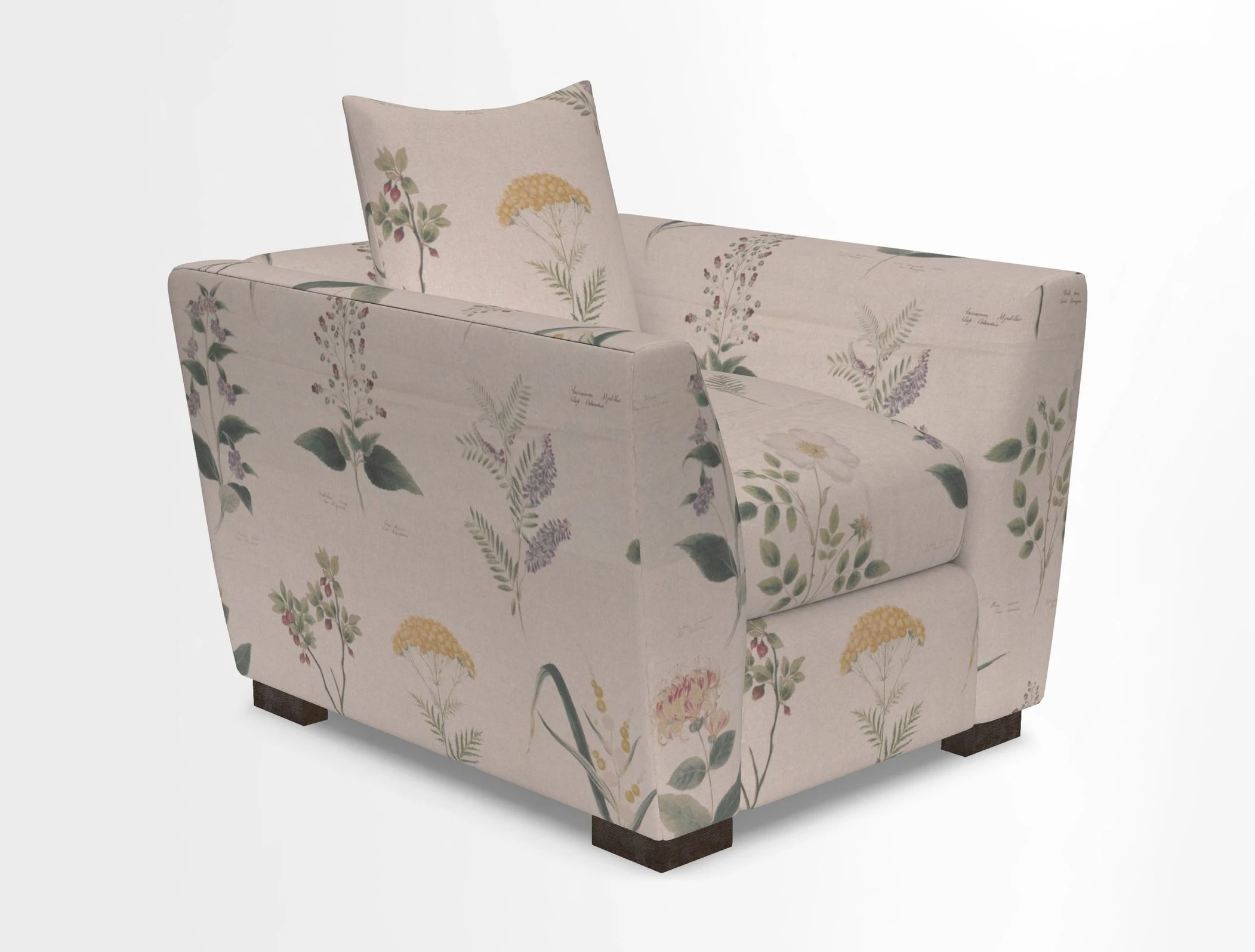 Hambledon Chair in Two Tone Plain  Biscuit