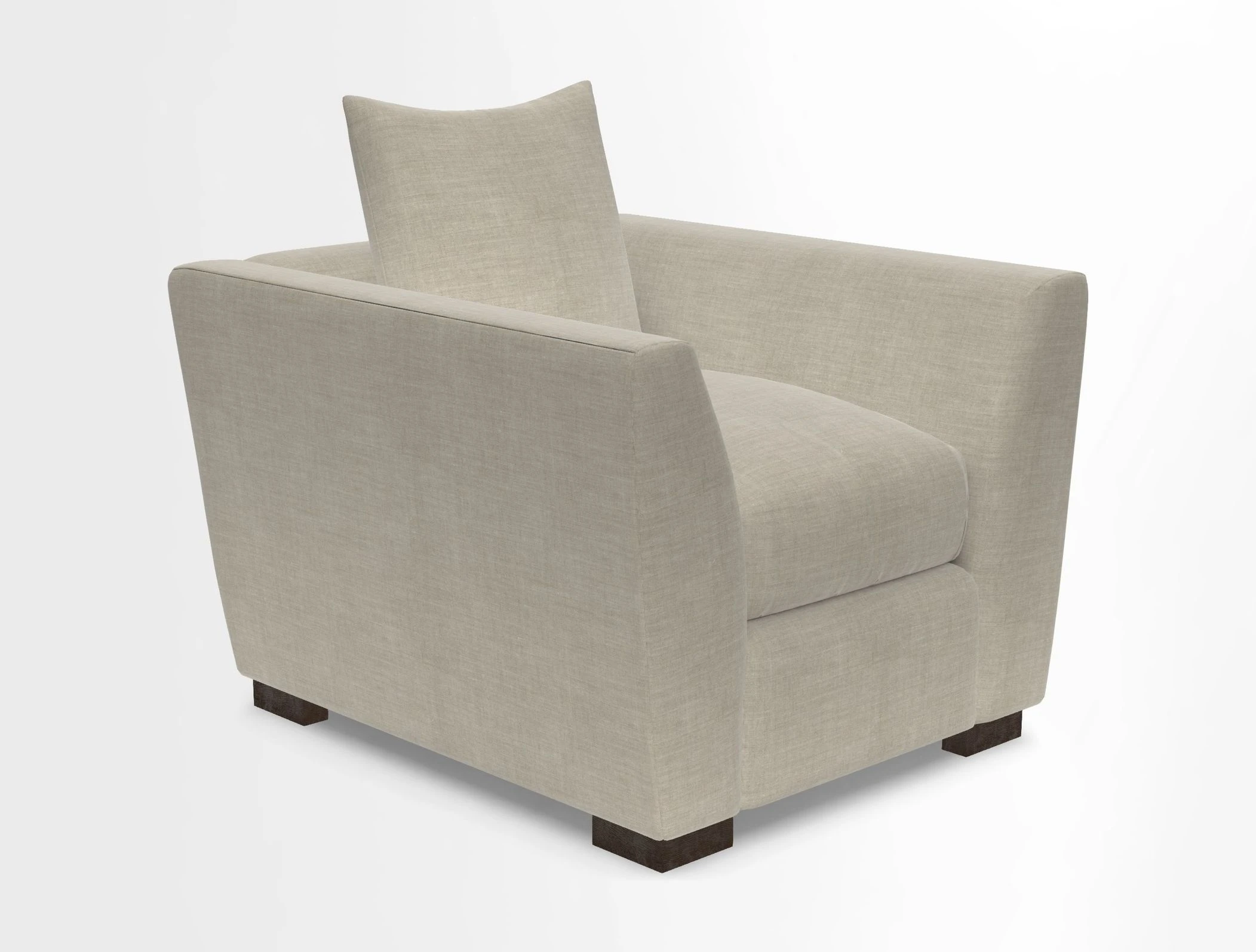 Hambledon Chair in Two Tone Plain  Biscuit