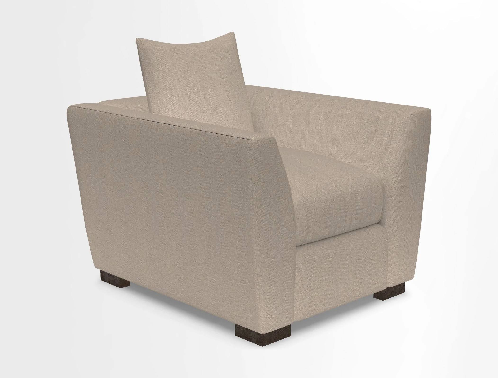 Hambledon Chair in Two Tone Plain  Biscuit