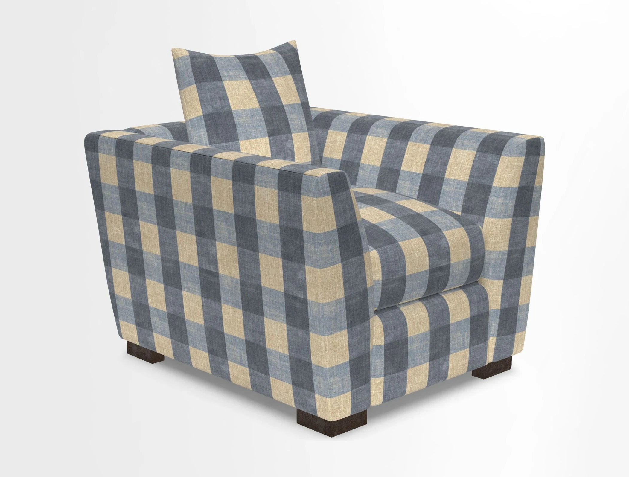 Hambledon Chair in Two Tone Plain  Biscuit
