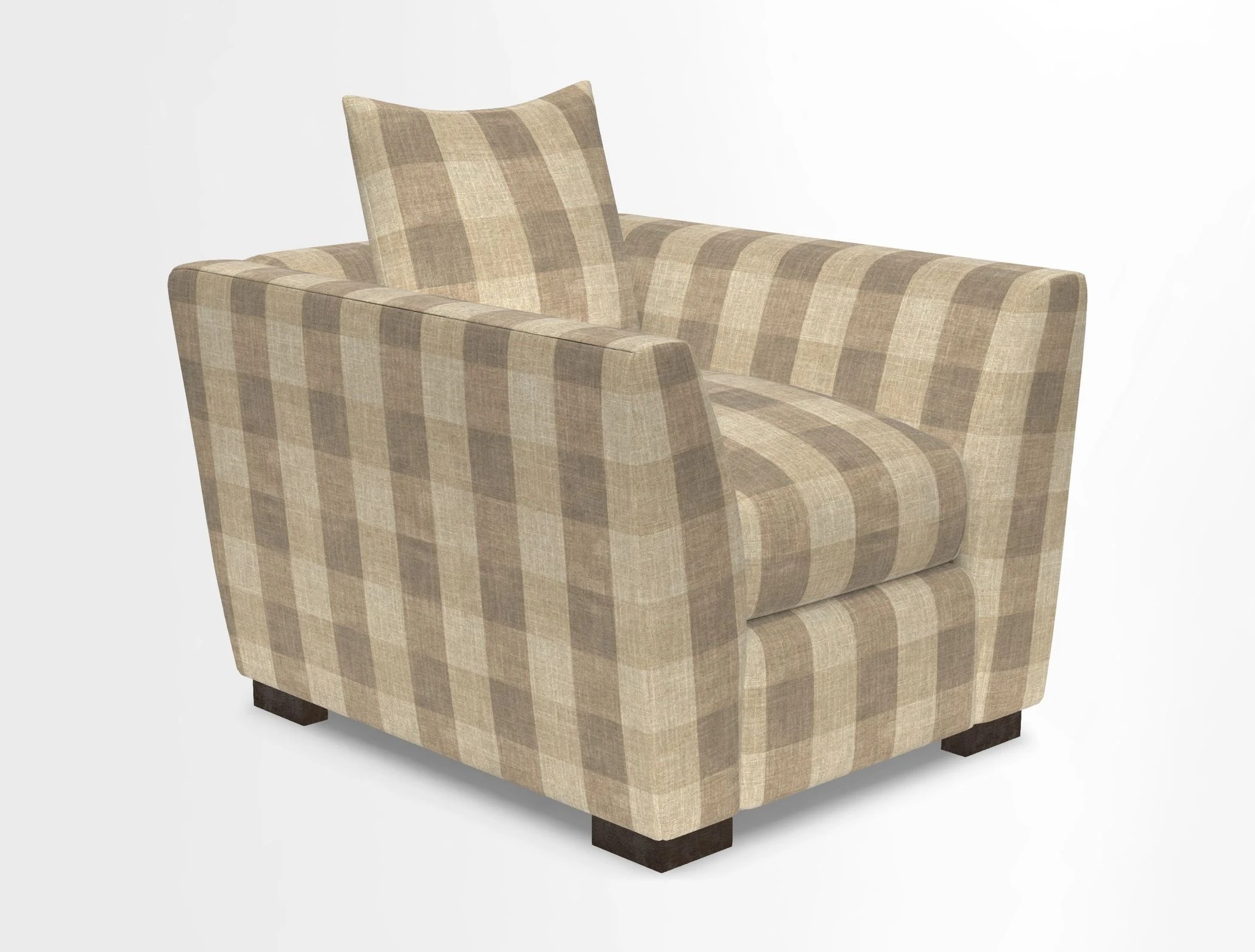 Hambledon Chair in Two Tone Plain  Biscuit