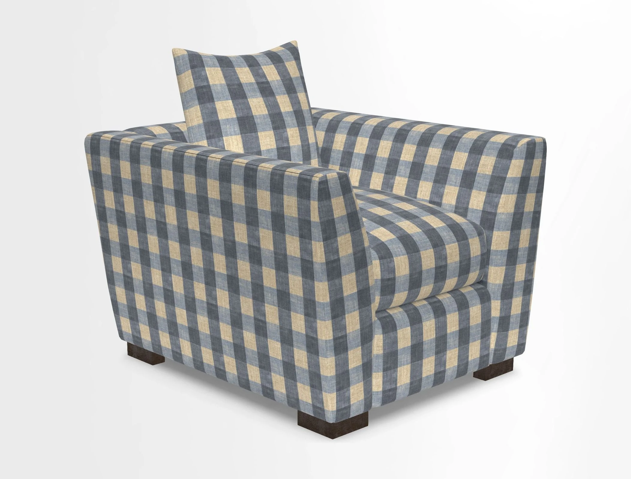Hambledon Chair in Two Tone Plain  Biscuit