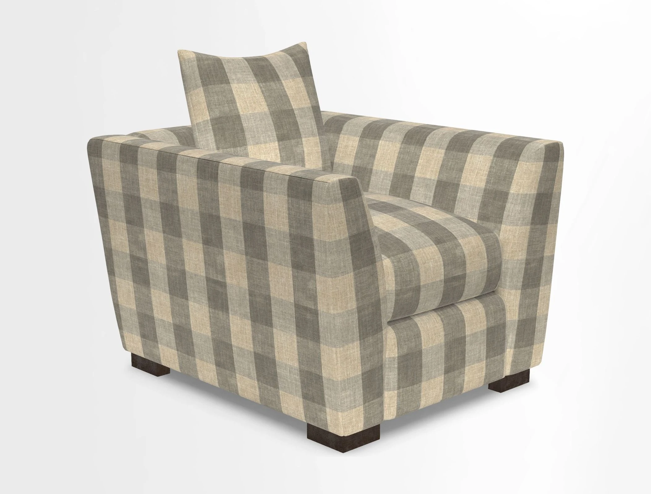 Hambledon Chair in Two Tone Plain  Biscuit