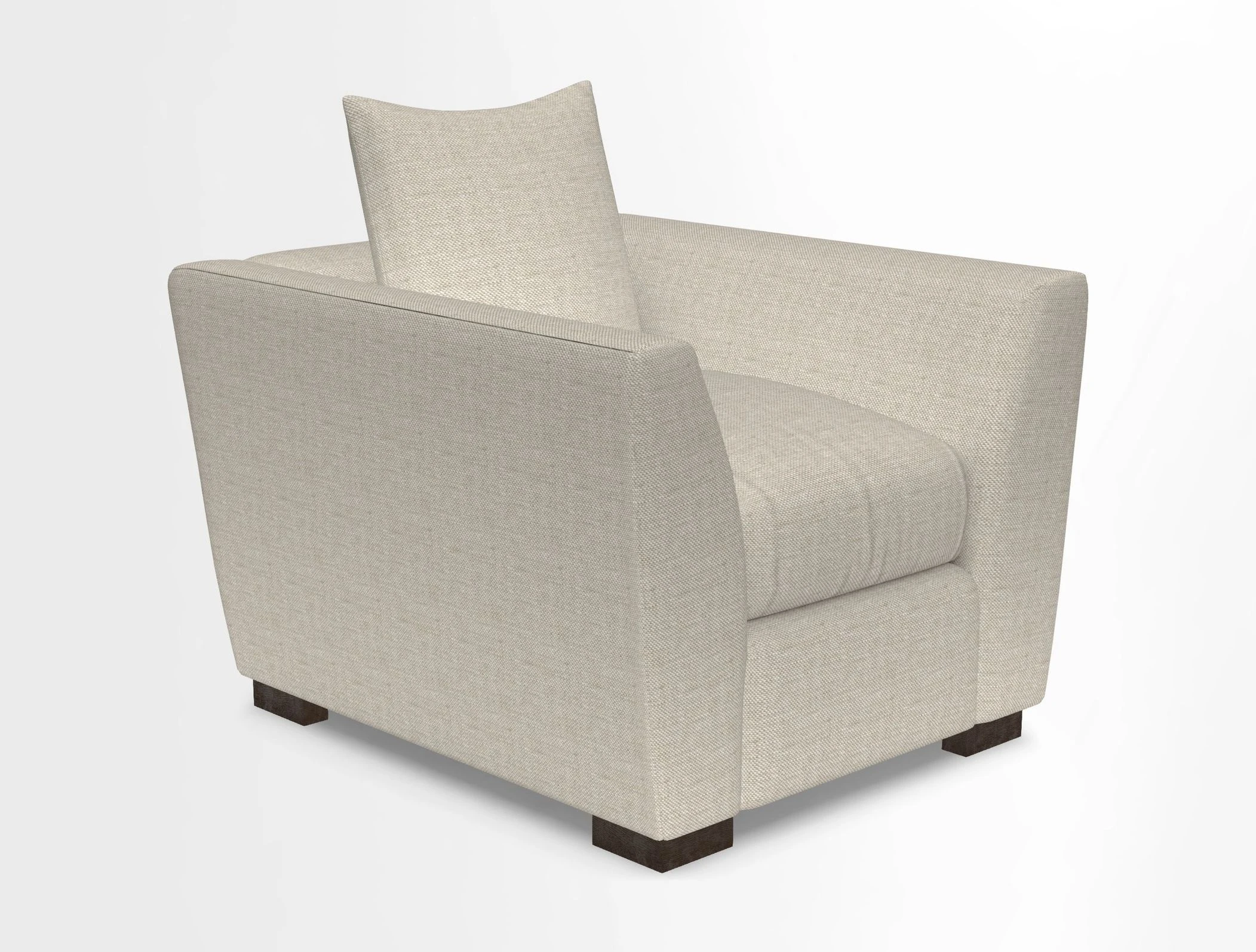 Hambledon Chair in Two Tone Plain  Biscuit