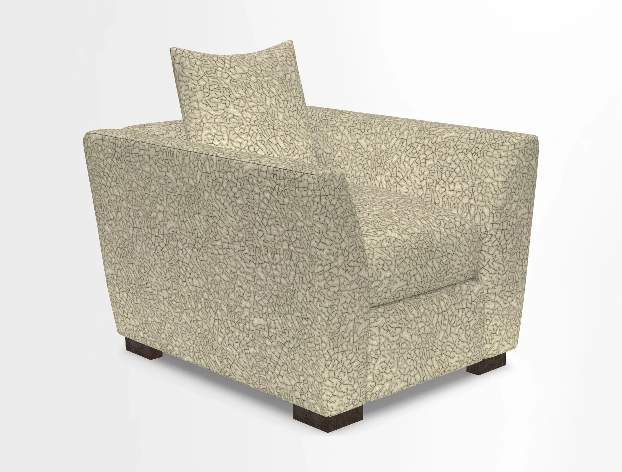 Hambledon Chair in Two Tone Plain  Biscuit