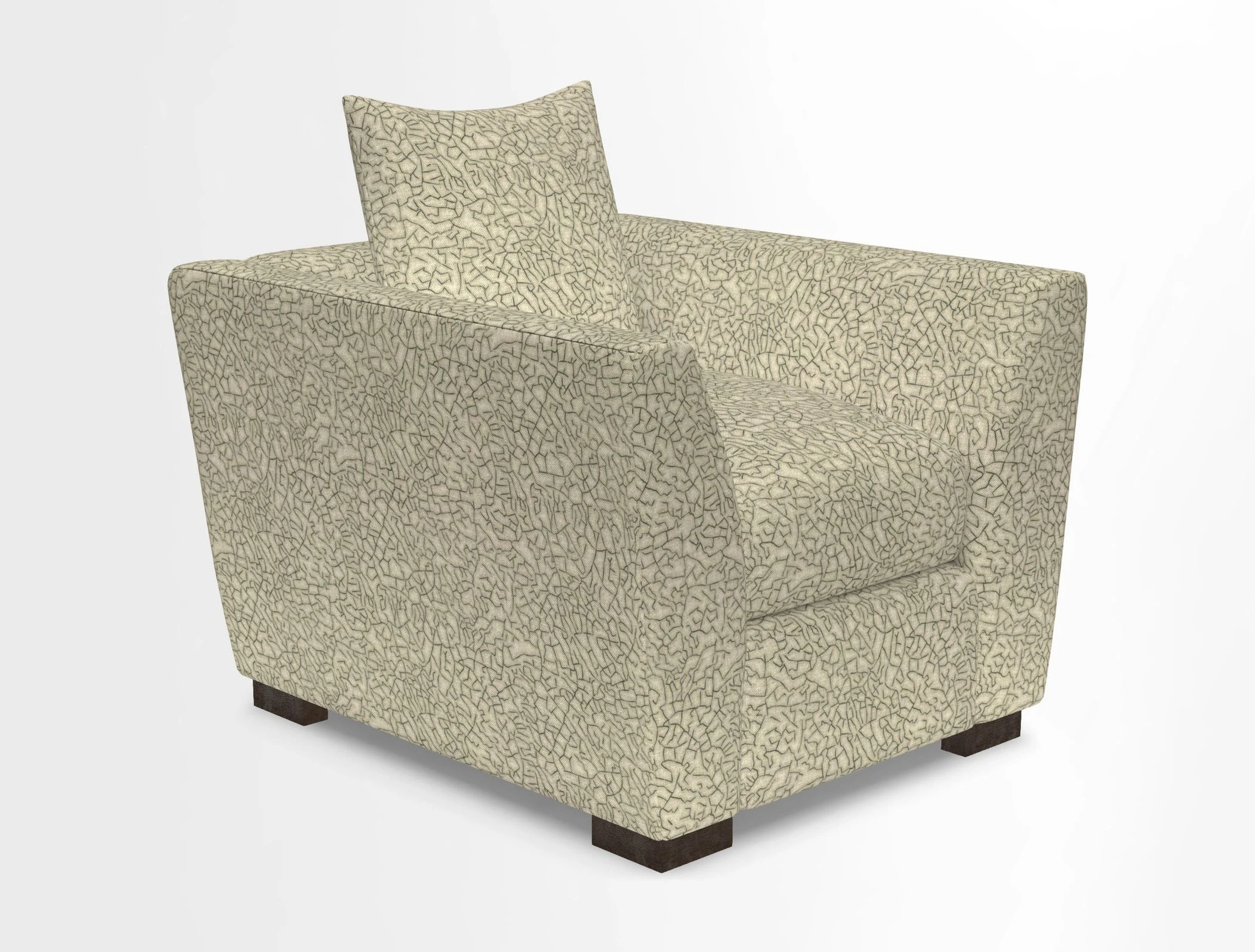 Hambledon Chair in Two Tone Plain  Biscuit