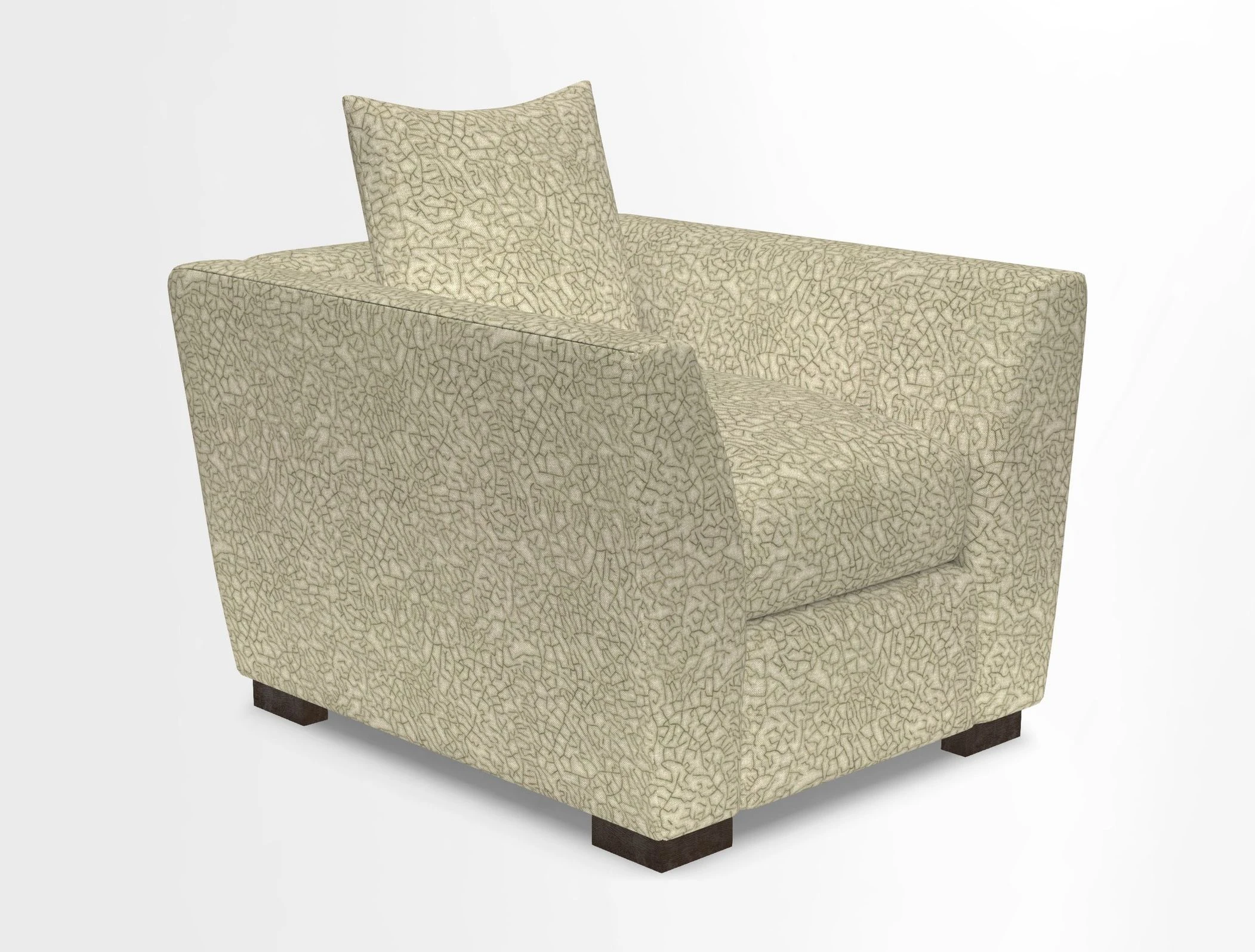 Hambledon Chair in Two Tone Plain  Biscuit
