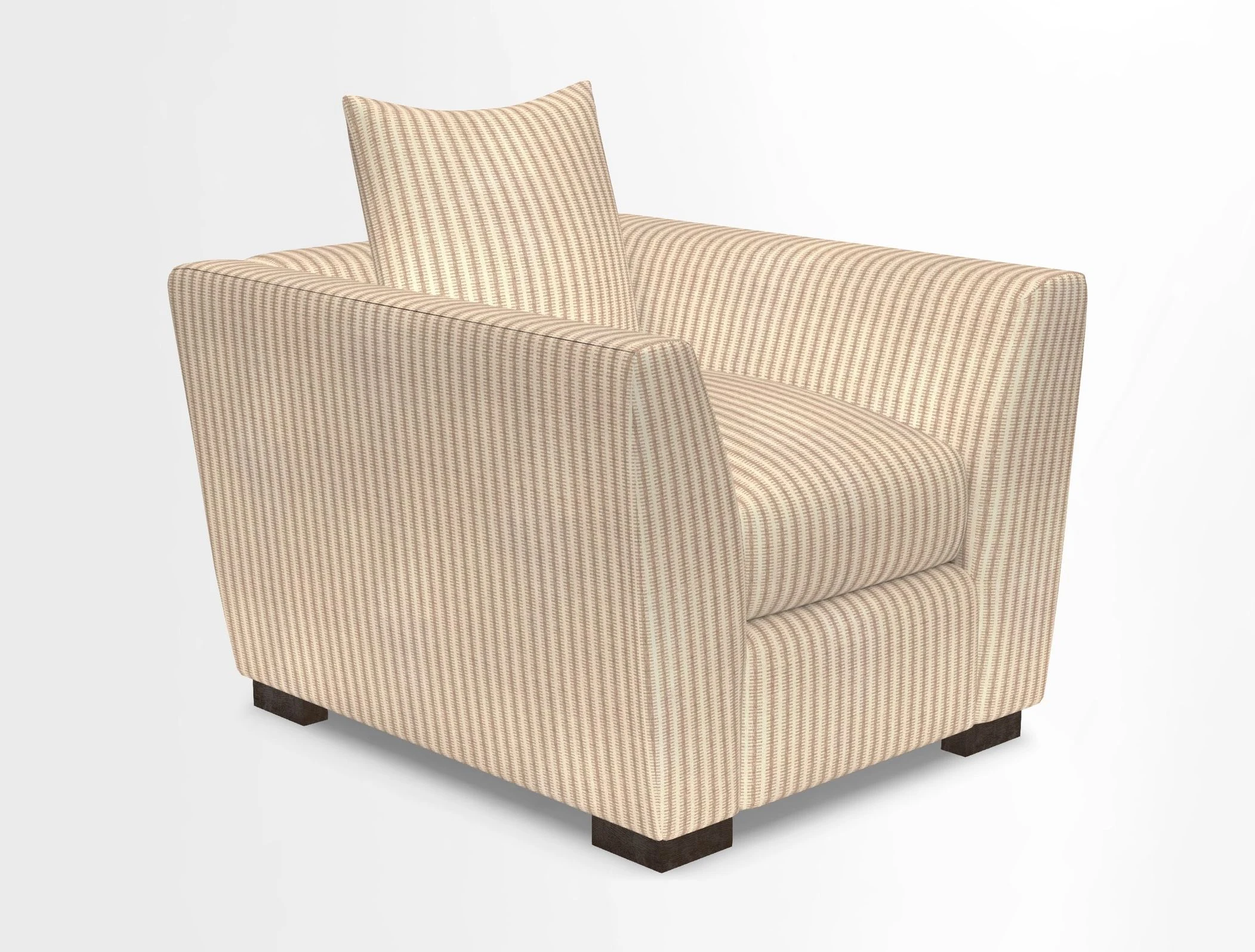 Hambledon Chair in Two Tone Plain  Biscuit