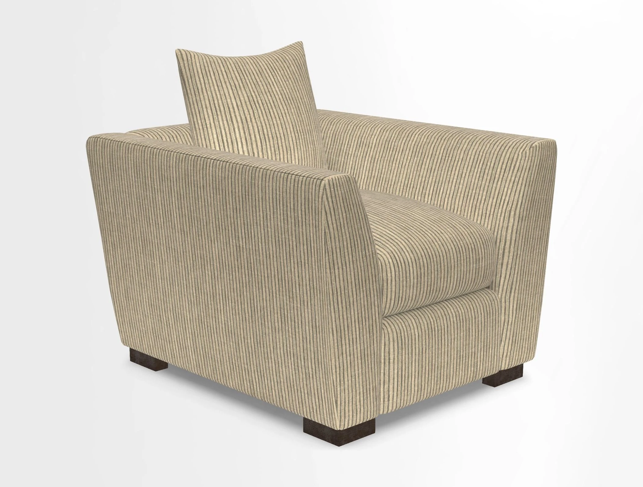 Hambledon Chair in Two Tone Plain  Biscuit