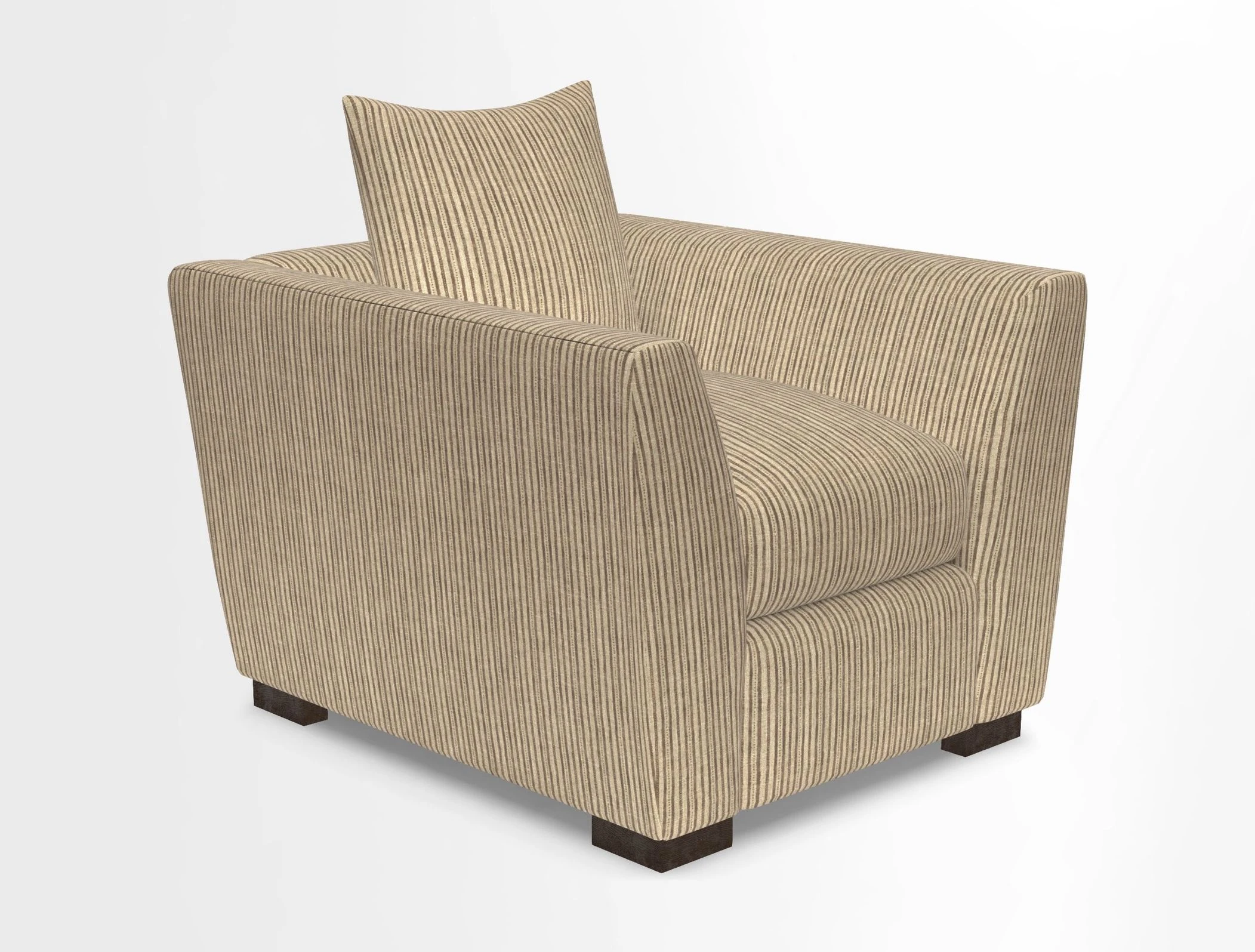 Hambledon Chair in Two Tone Plain  Biscuit