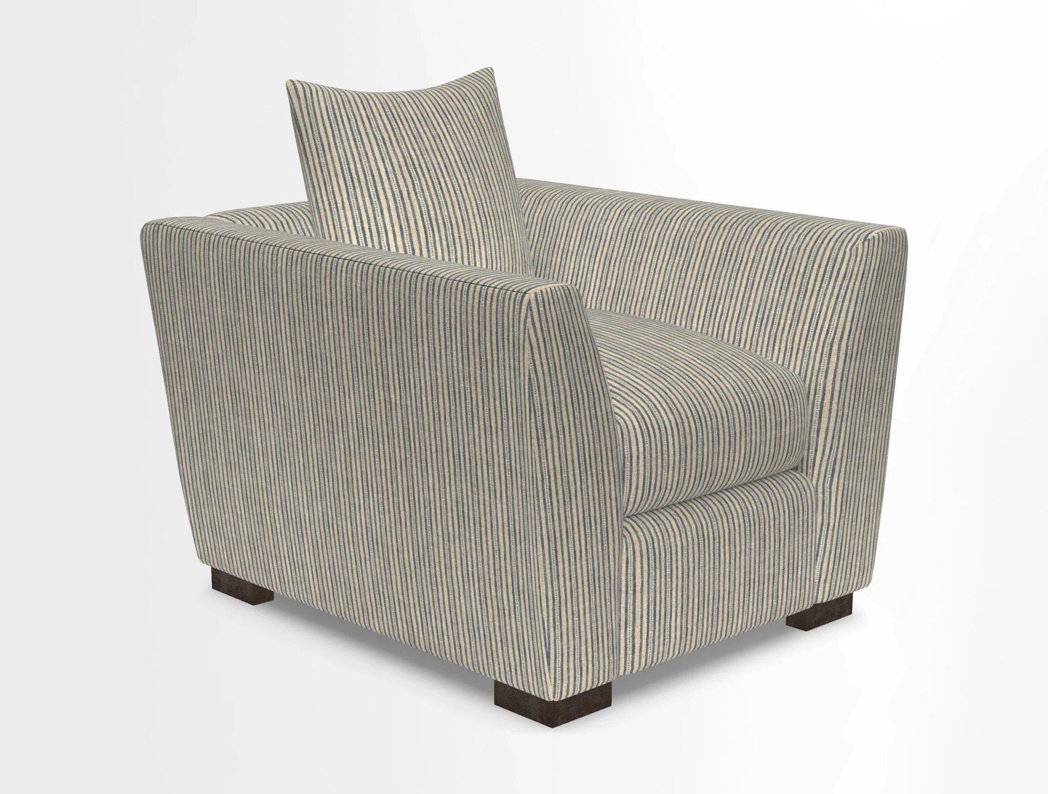 Hambledon Chair in Two Tone Plain  Biscuit