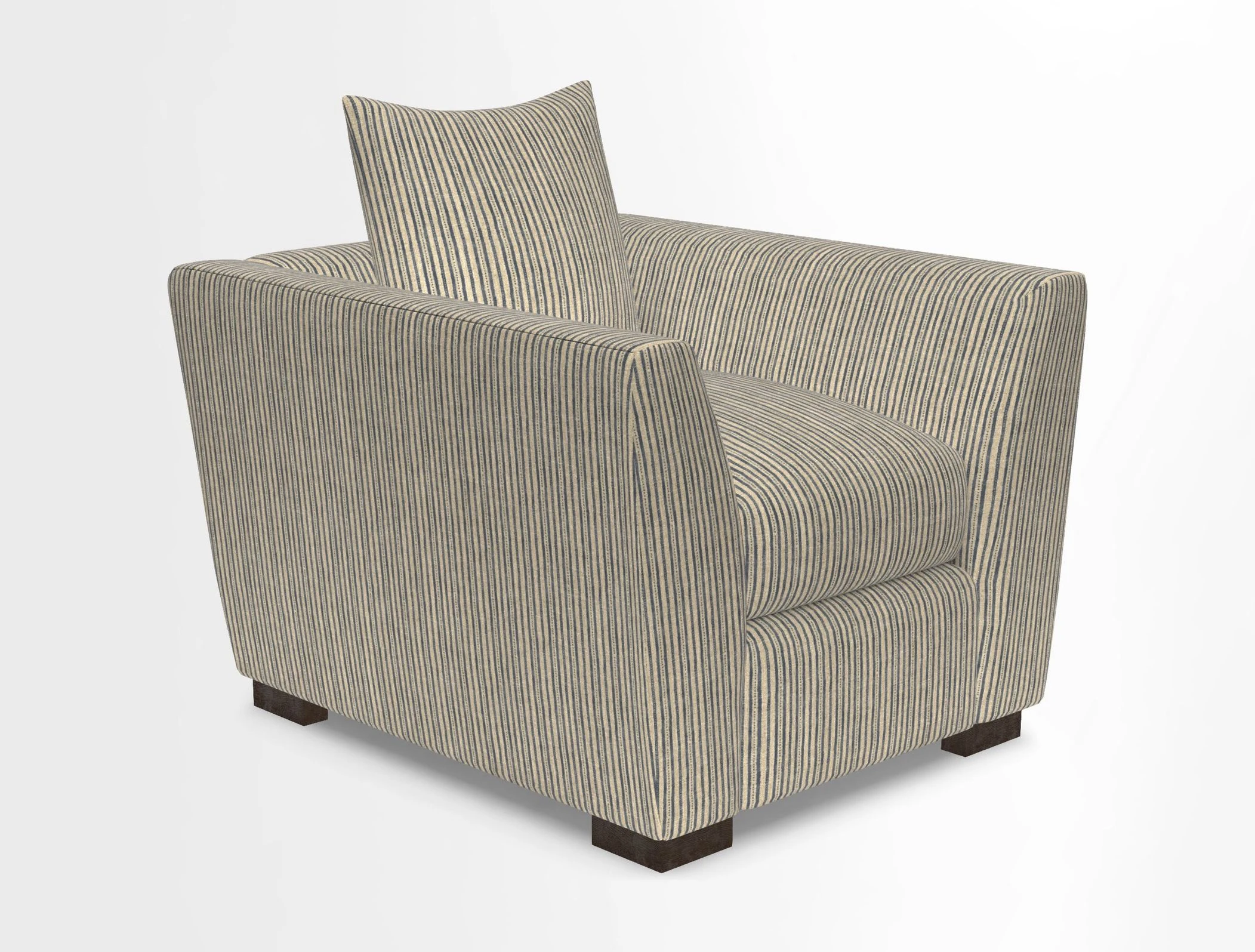 Hambledon Chair in Two Tone Plain  Biscuit