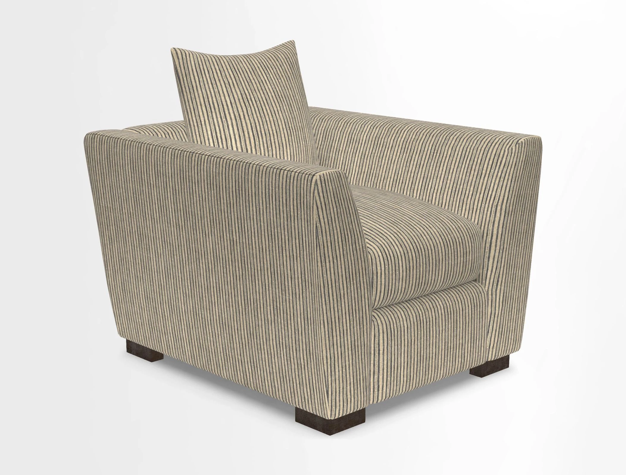 Hambledon Chair in Two Tone Plain  Biscuit