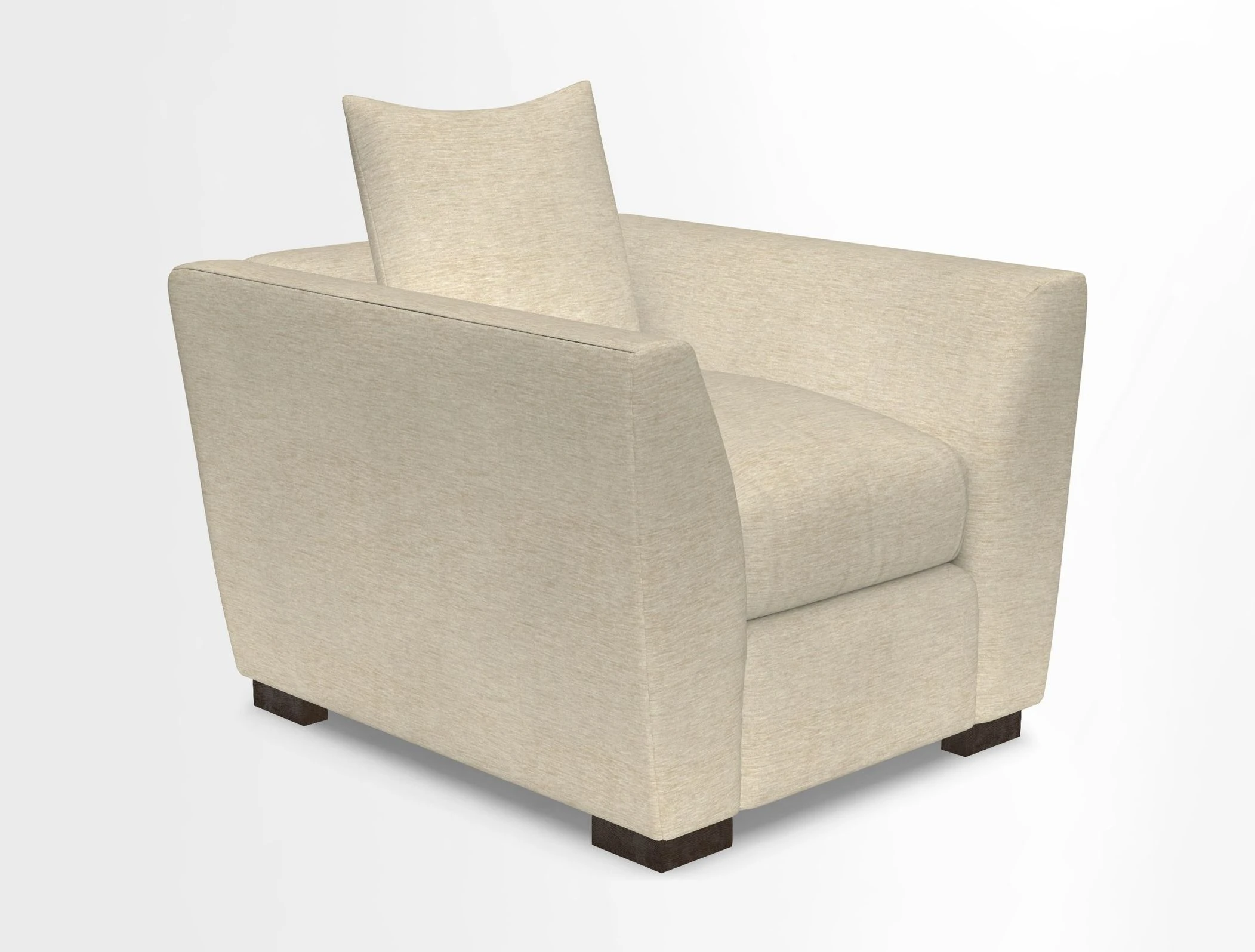 Hambledon Chair in Two Tone Plain  Biscuit