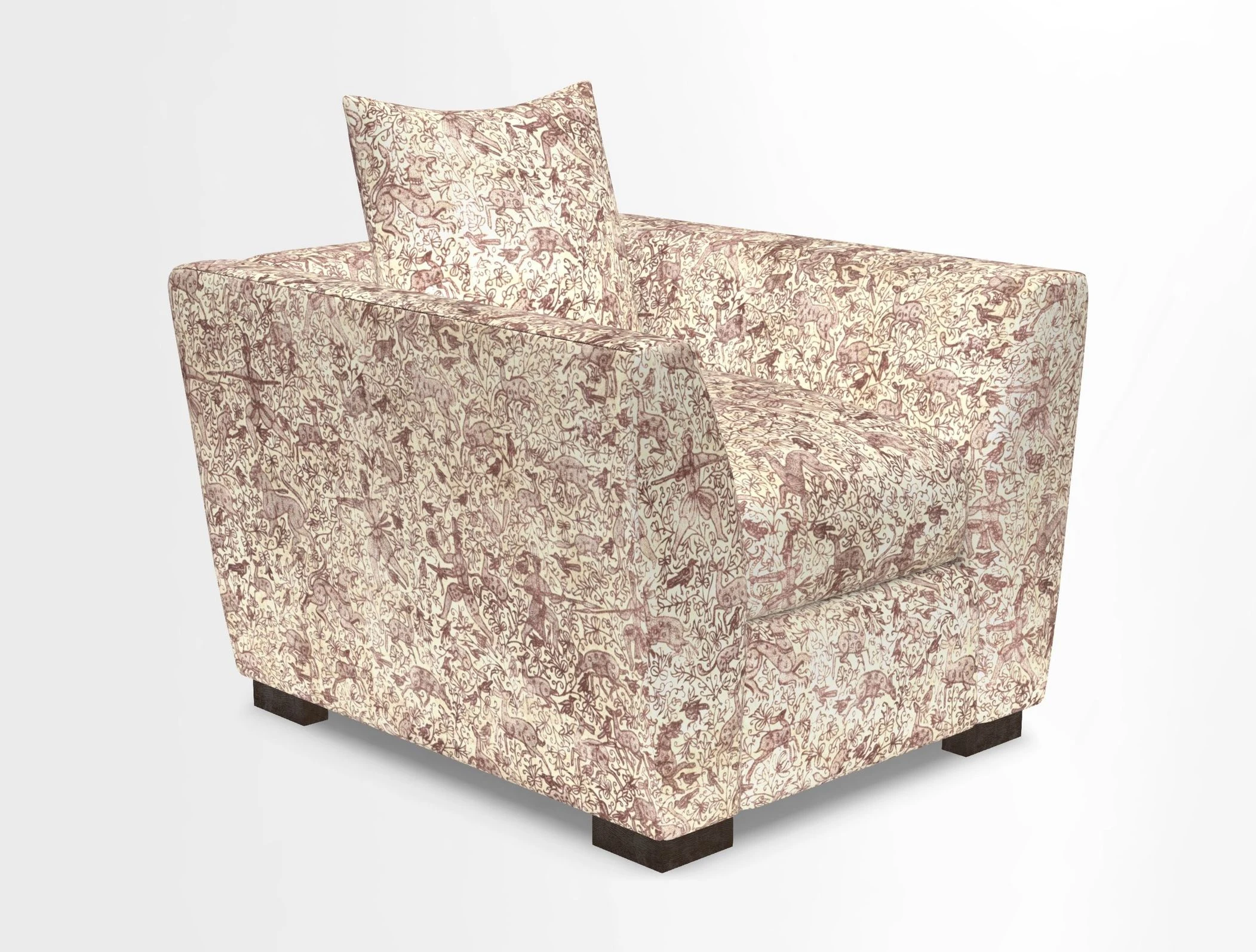 Hambledon Chair in Two Tone Plain  Biscuit