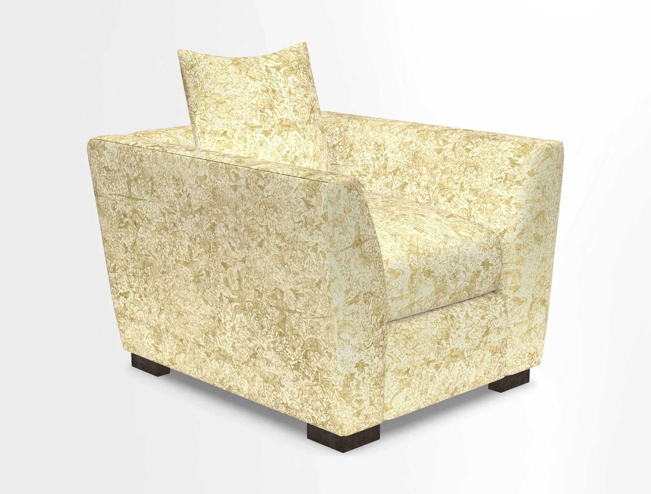 Hambledon Chair in Two Tone Plain  Biscuit