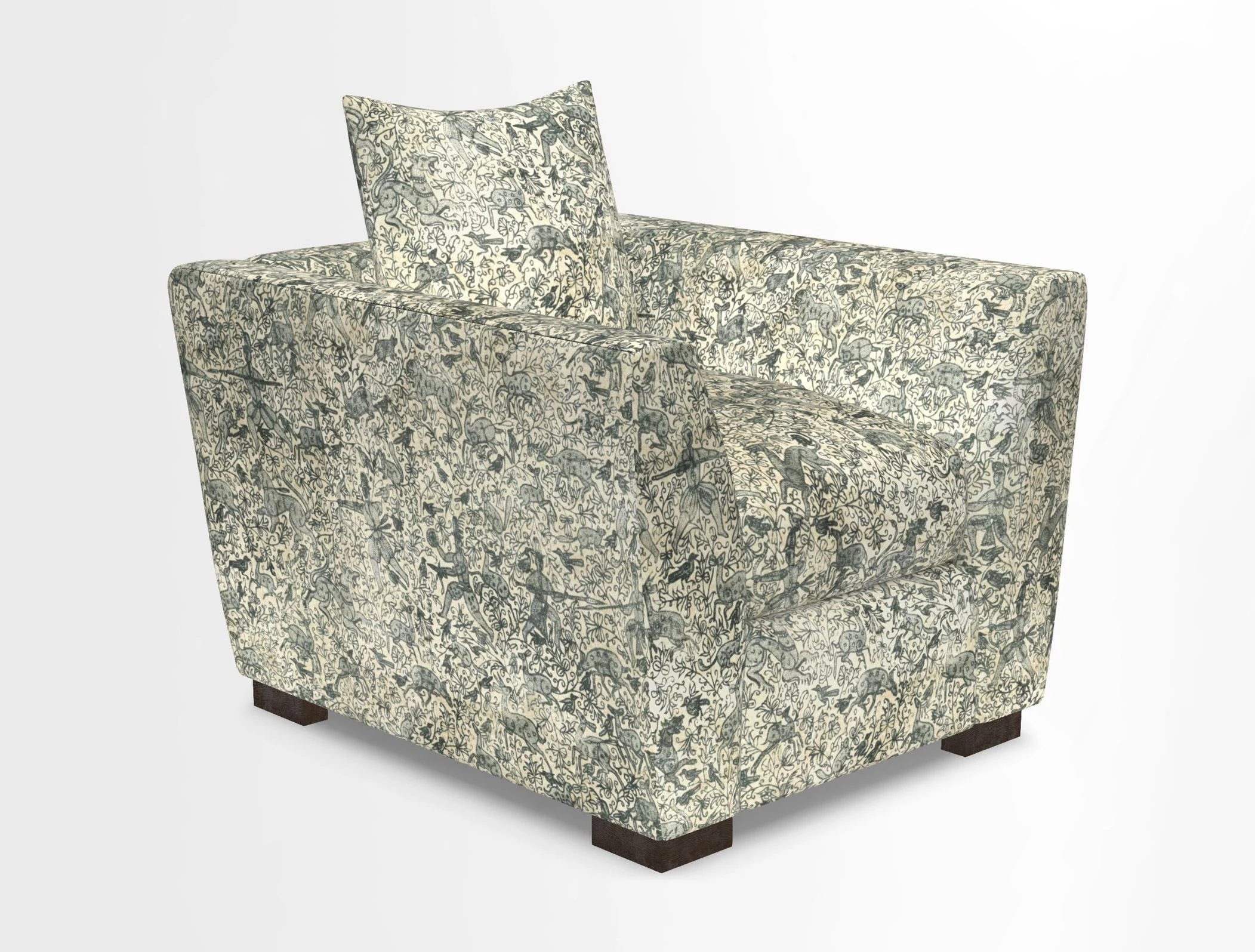 Hambledon Chair in Two Tone Plain  Biscuit