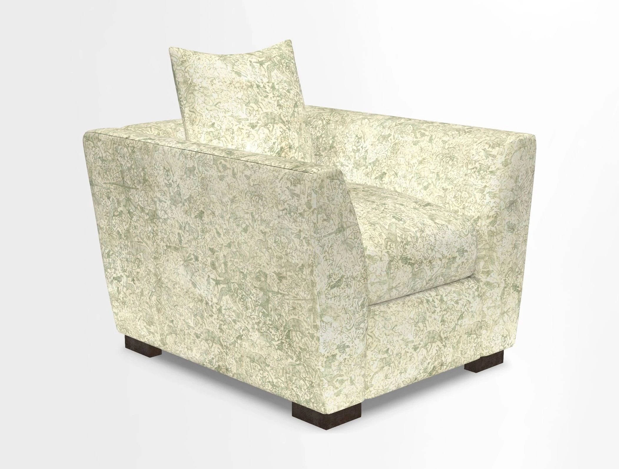 Hambledon Chair in Two Tone Plain  Biscuit