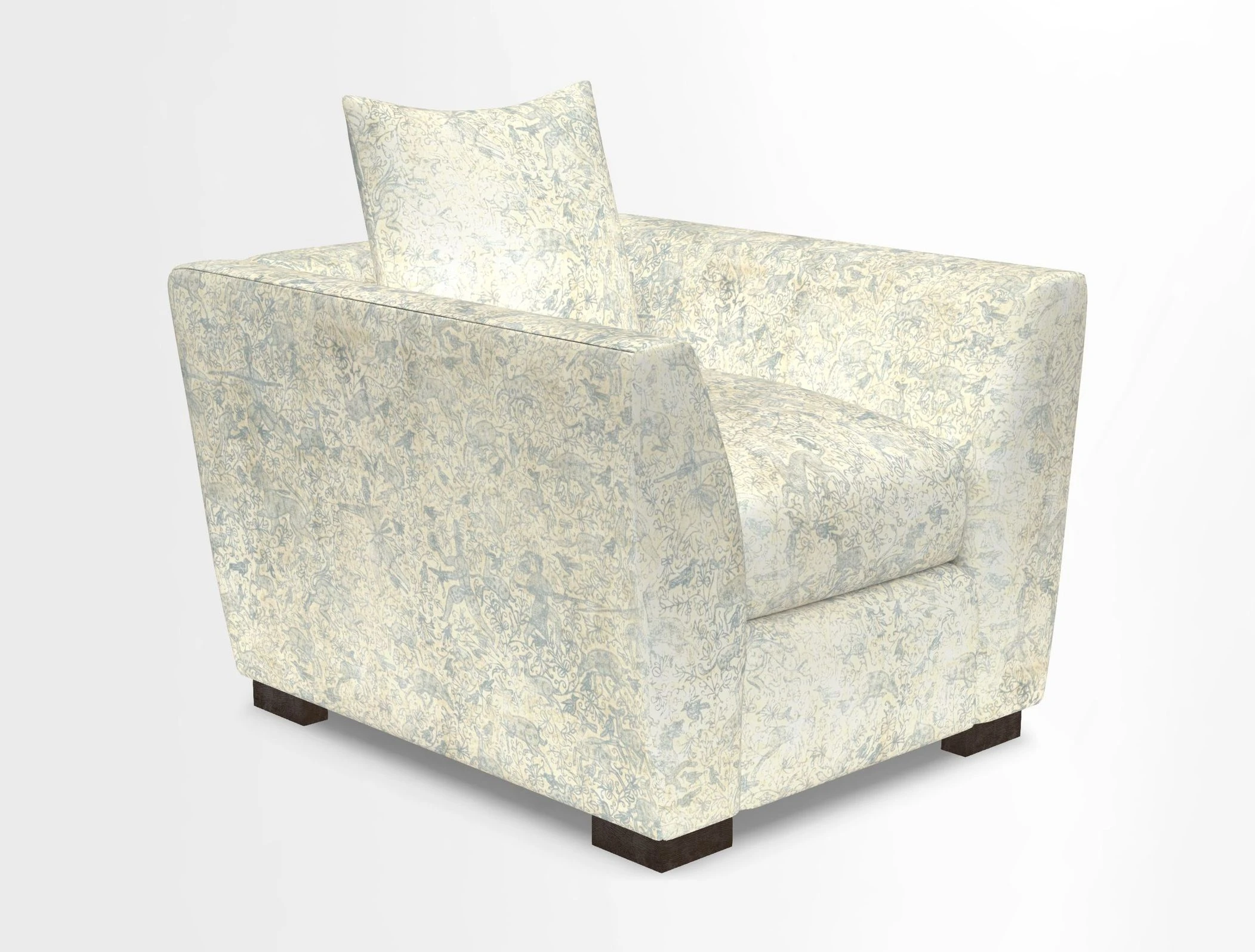 Hambledon Chair in Two Tone Plain  Biscuit