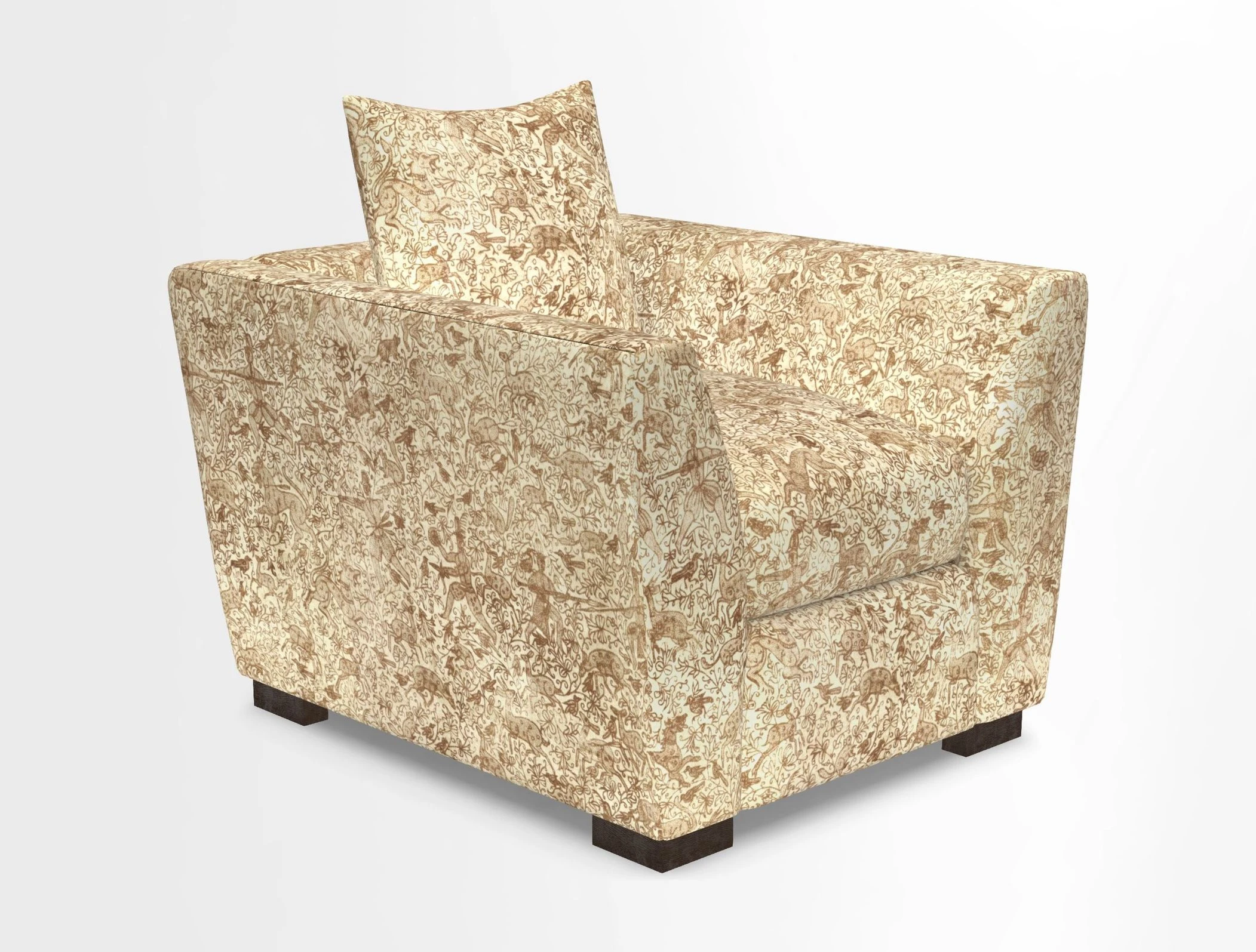 Hambledon Chair in Two Tone Plain  Biscuit