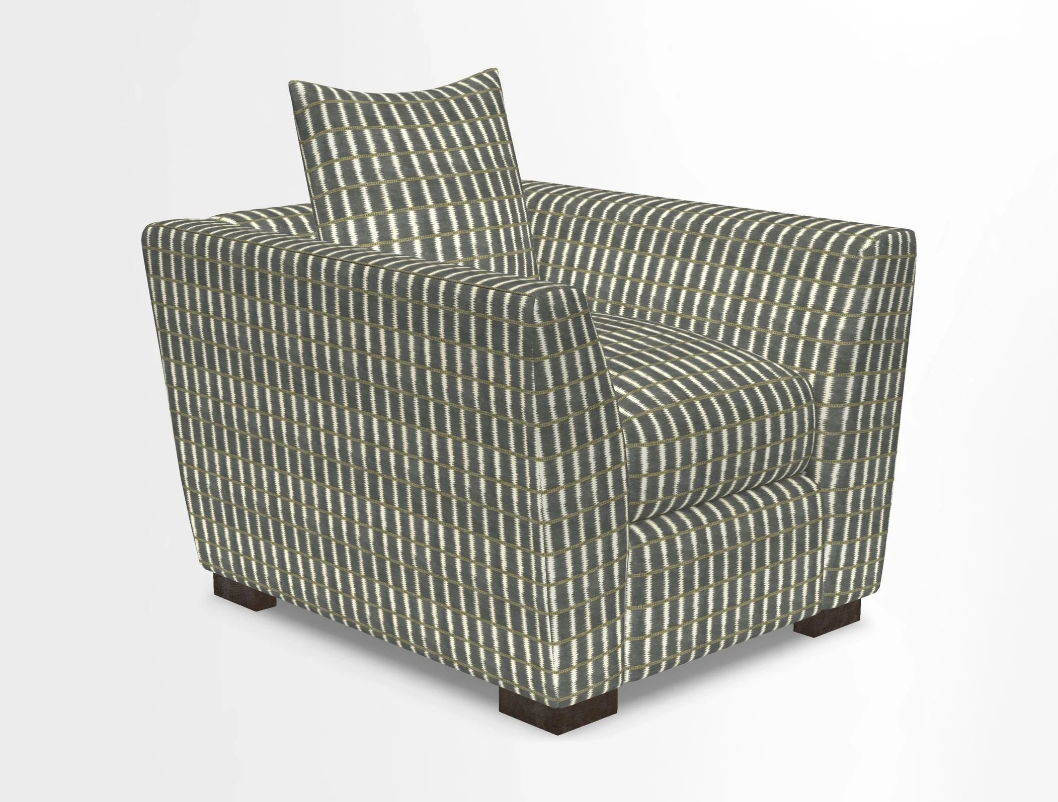 Hambledon Chair in Two Tone Plain  Biscuit