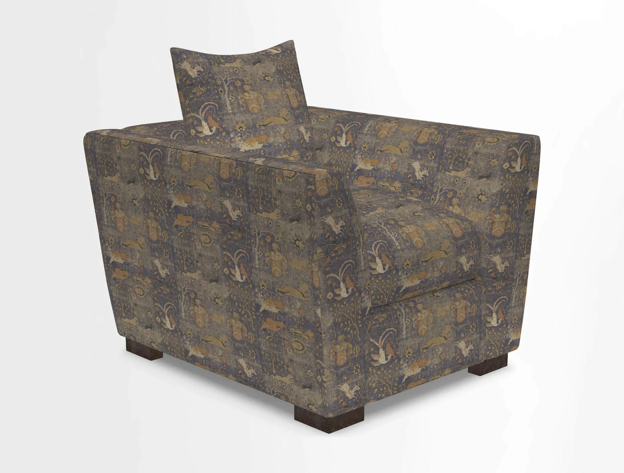 Hambledon Chair in Two Tone Plain  Biscuit