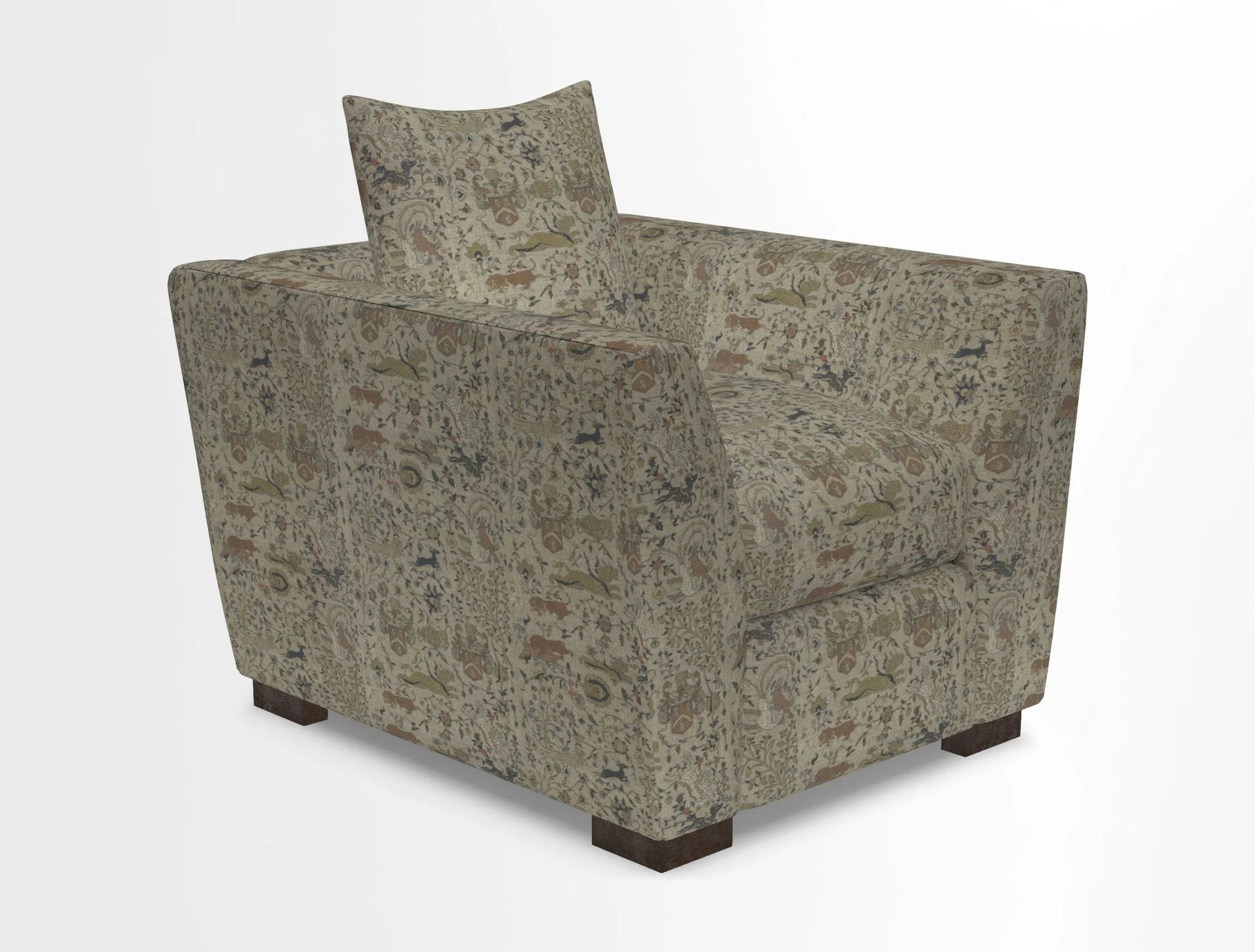 Hambledon Chair in Two Tone Plain  Biscuit
