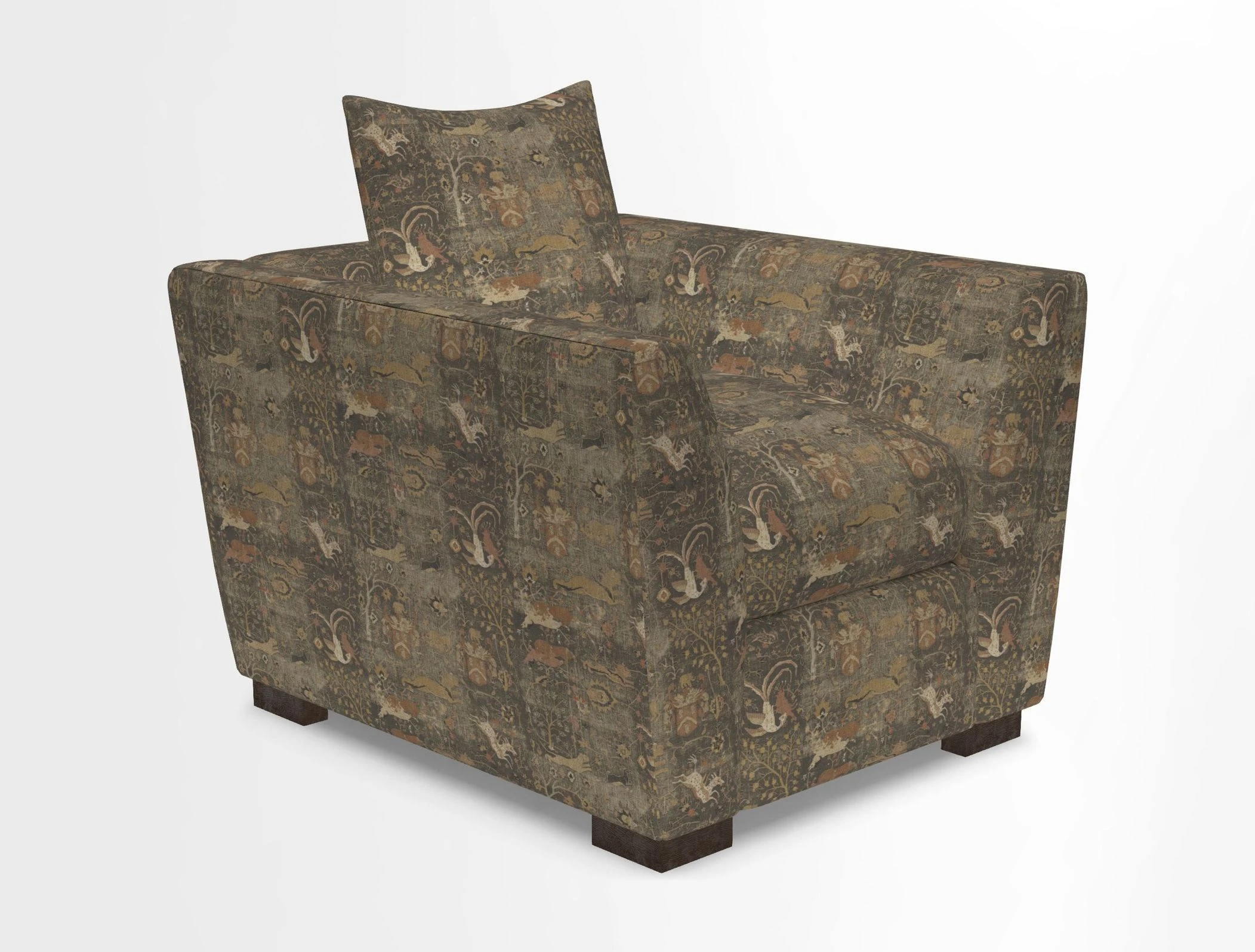 Hambledon Chair in Two Tone Plain  Biscuit
