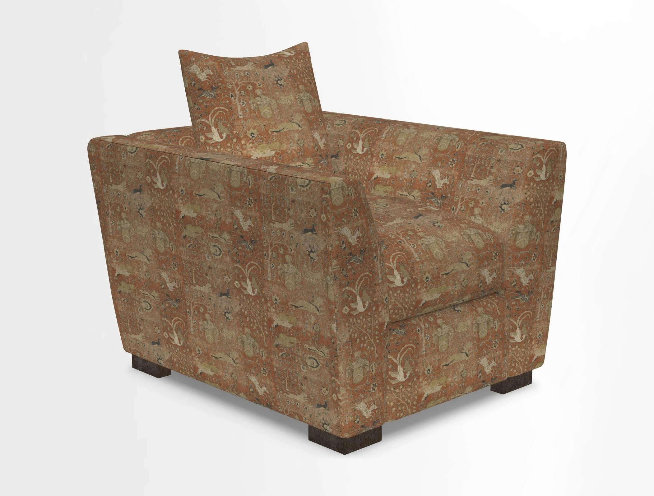 Hambledon Chair in Two Tone Plain  Biscuit