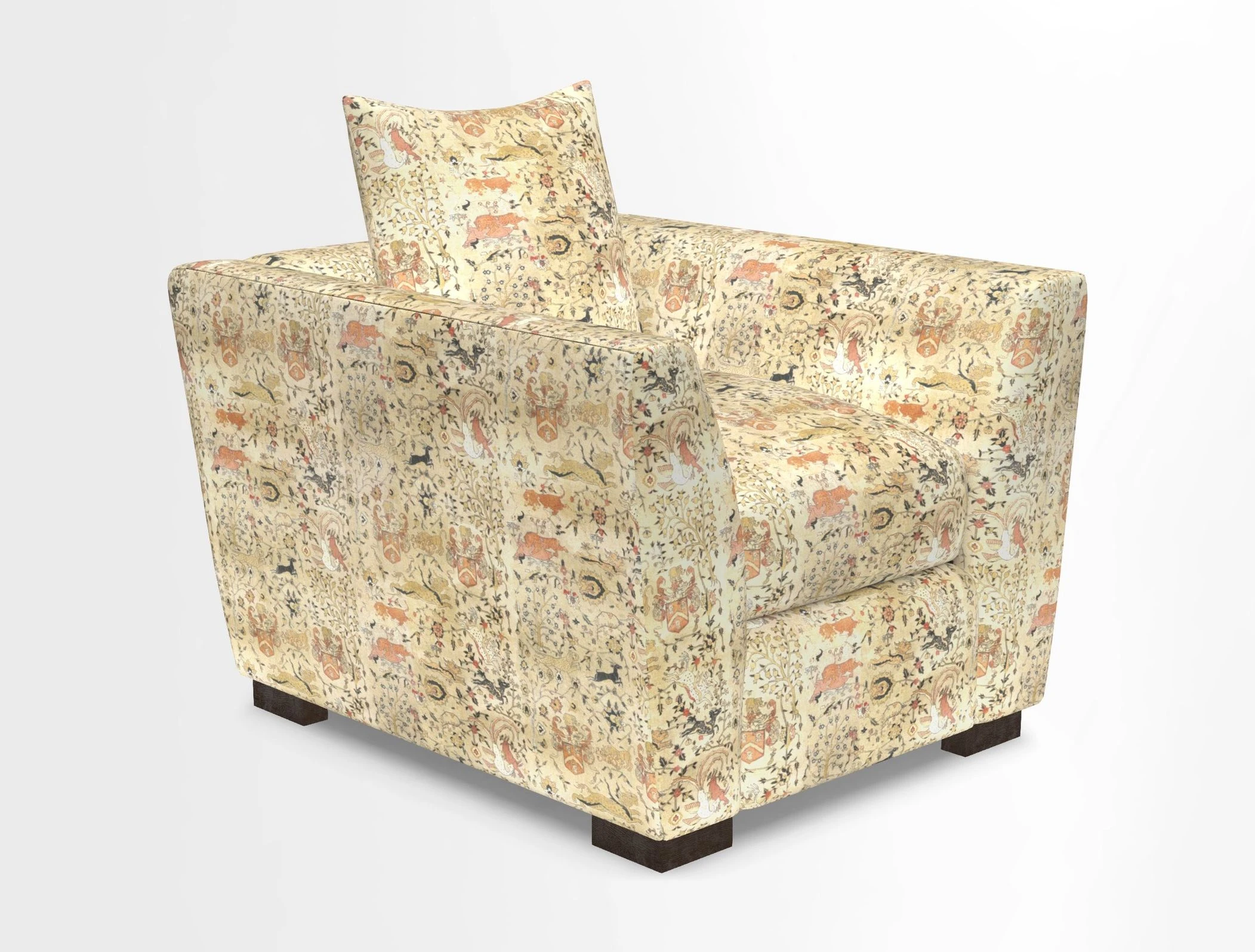 Hambledon Chair in Two Tone Plain  Biscuit