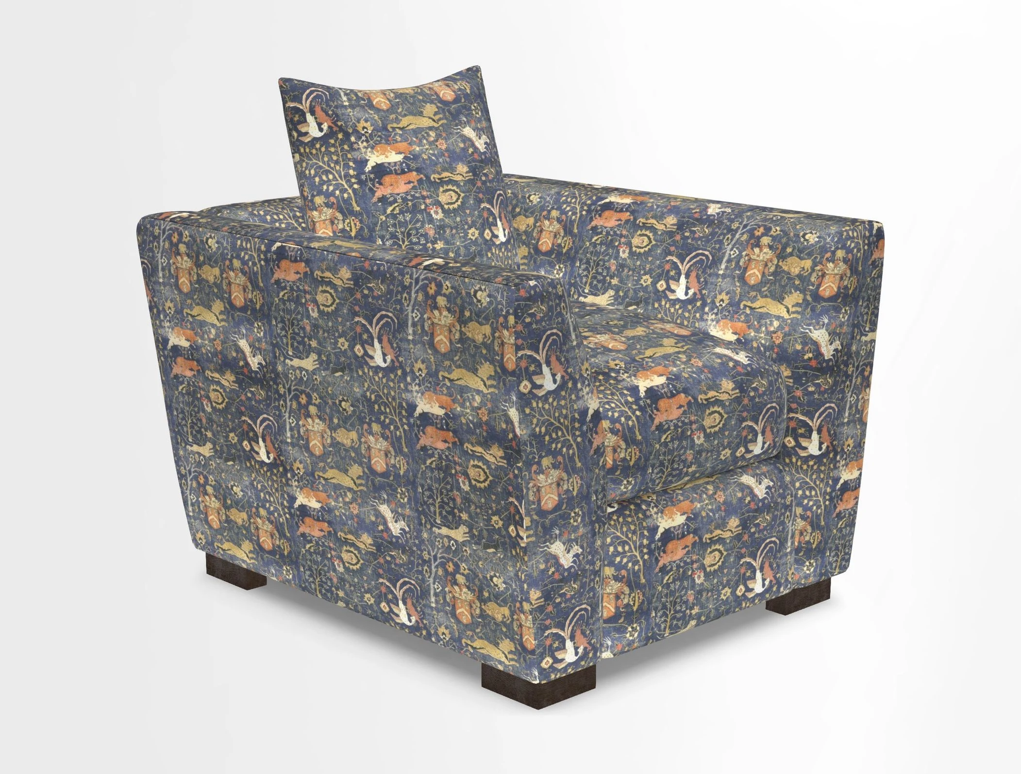 Hambledon Chair in Two Tone Plain  Biscuit