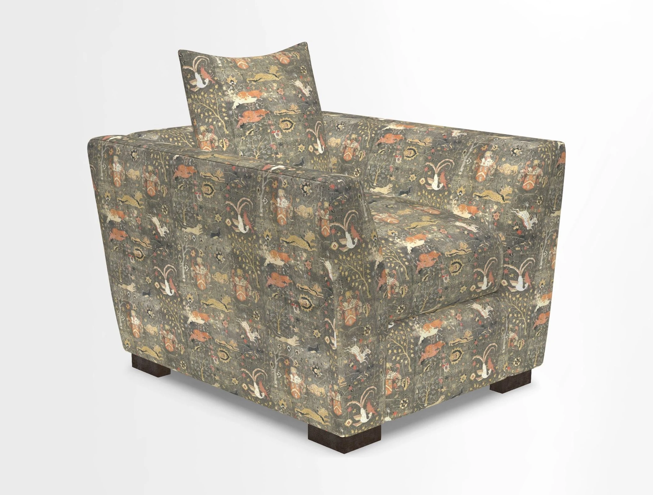 Hambledon Chair in Two Tone Plain  Biscuit
