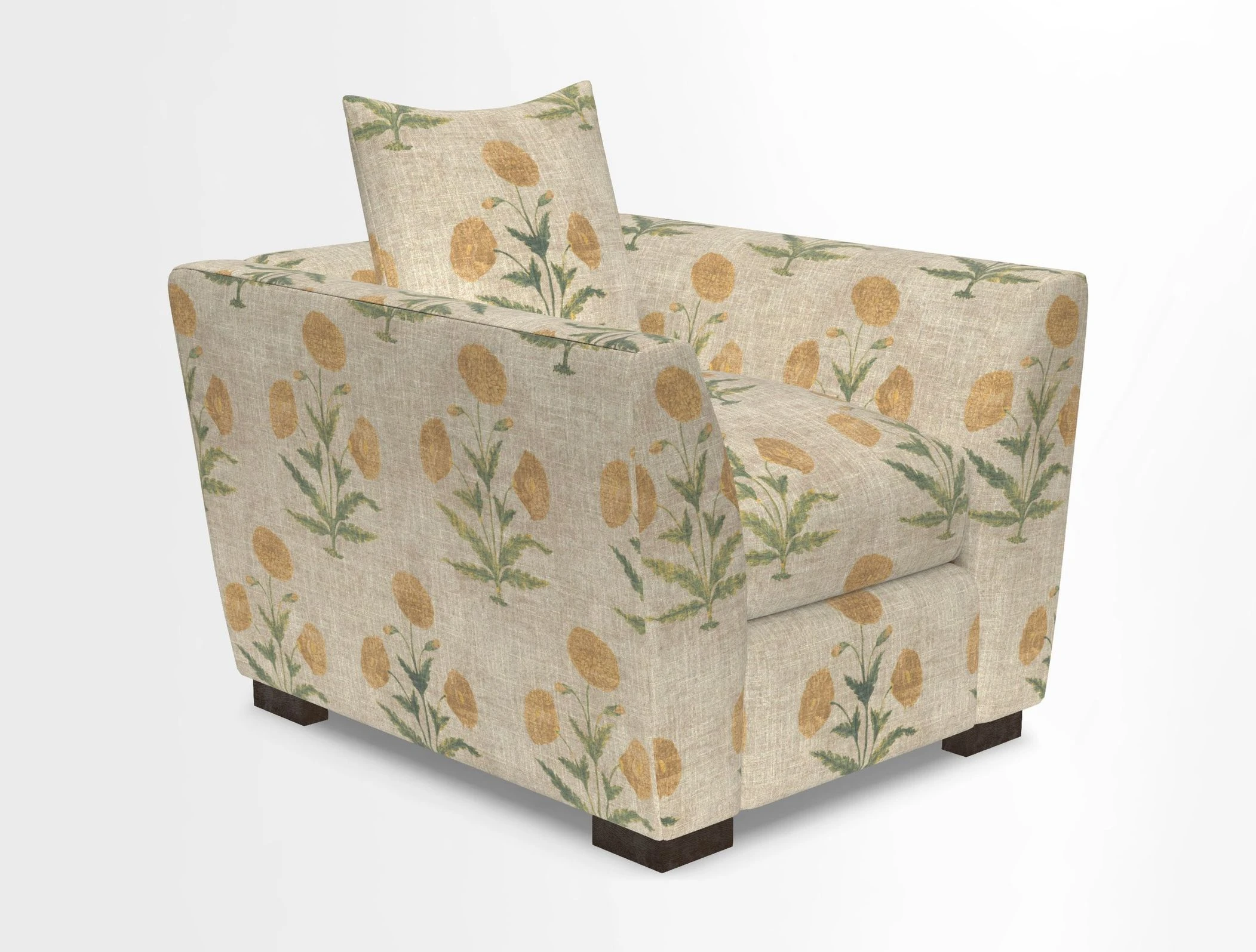 Hambledon Chair in Two Tone Plain  Biscuit