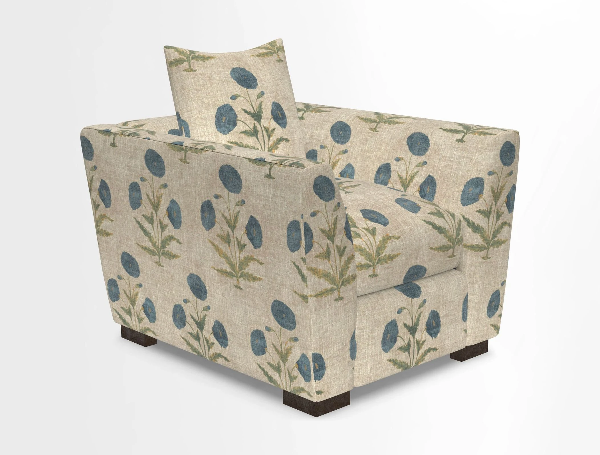 Hambledon Chair in Two Tone Plain  Biscuit