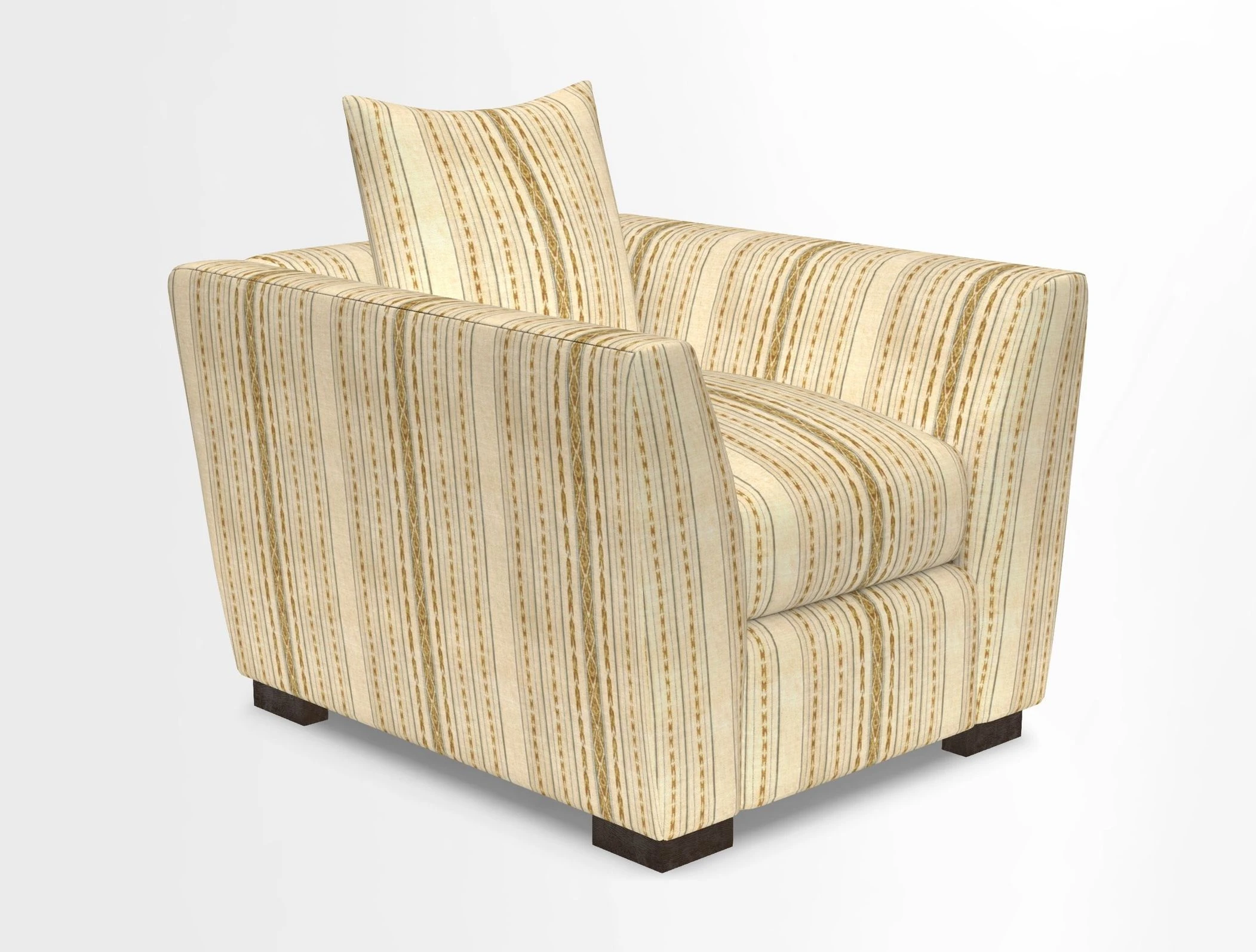 Hambledon Chair in Two Tone Plain  Biscuit